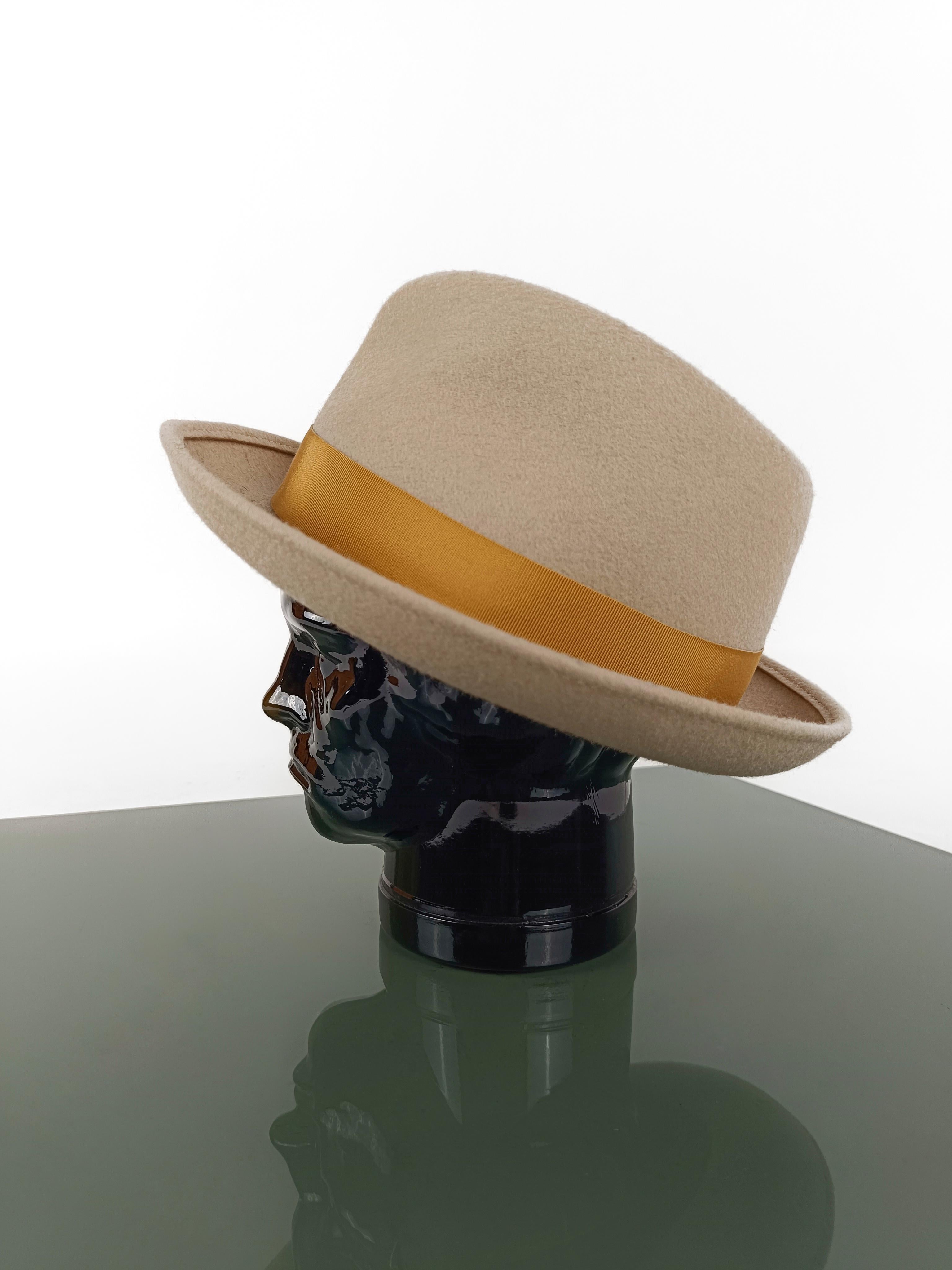 Vintage Mannequin Hats, Black Opaline Glass Men's Head, 1960s  3