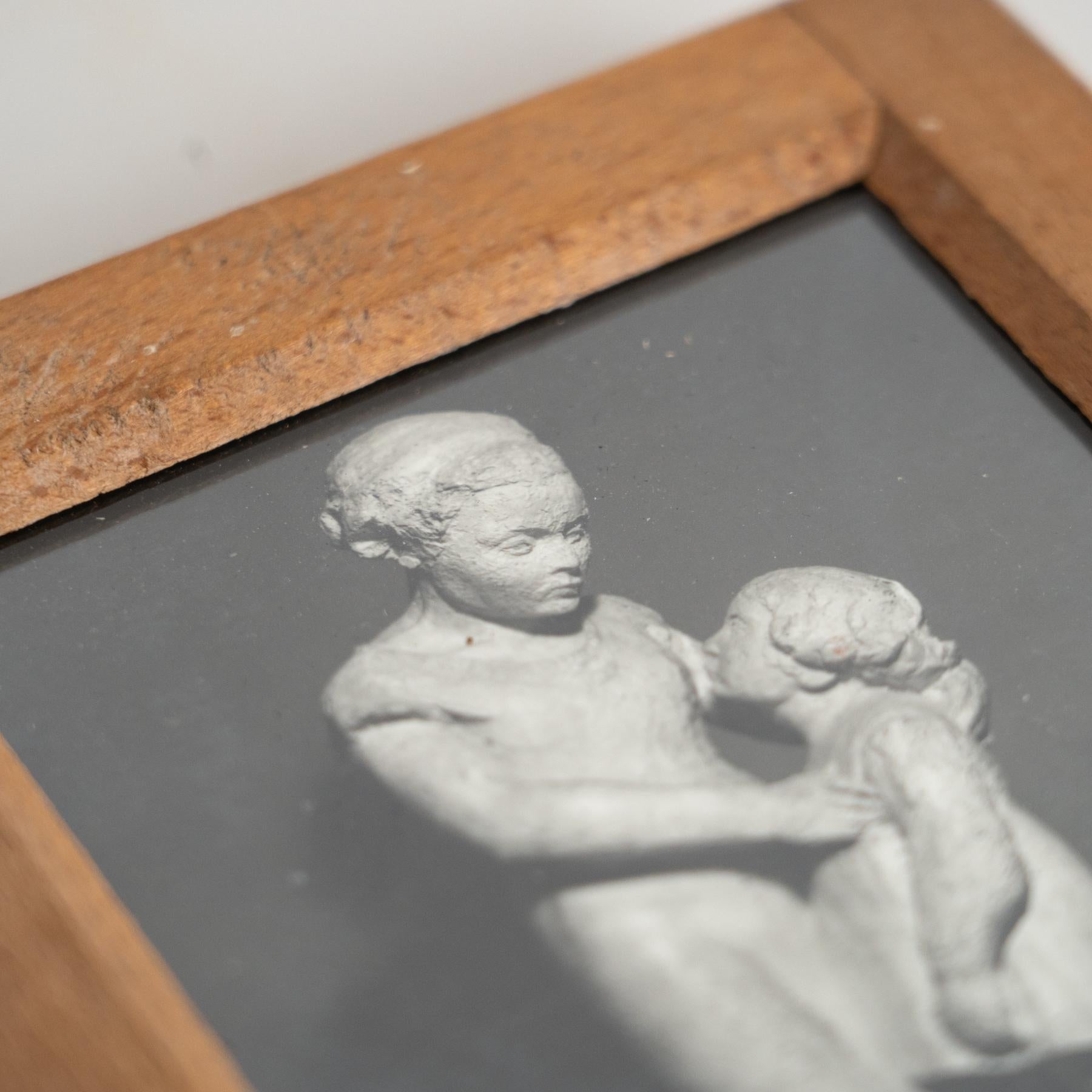 Vintage Manolo Hugué Black White Photography of Sculpture  Circa 1960  Encadré en vente 1