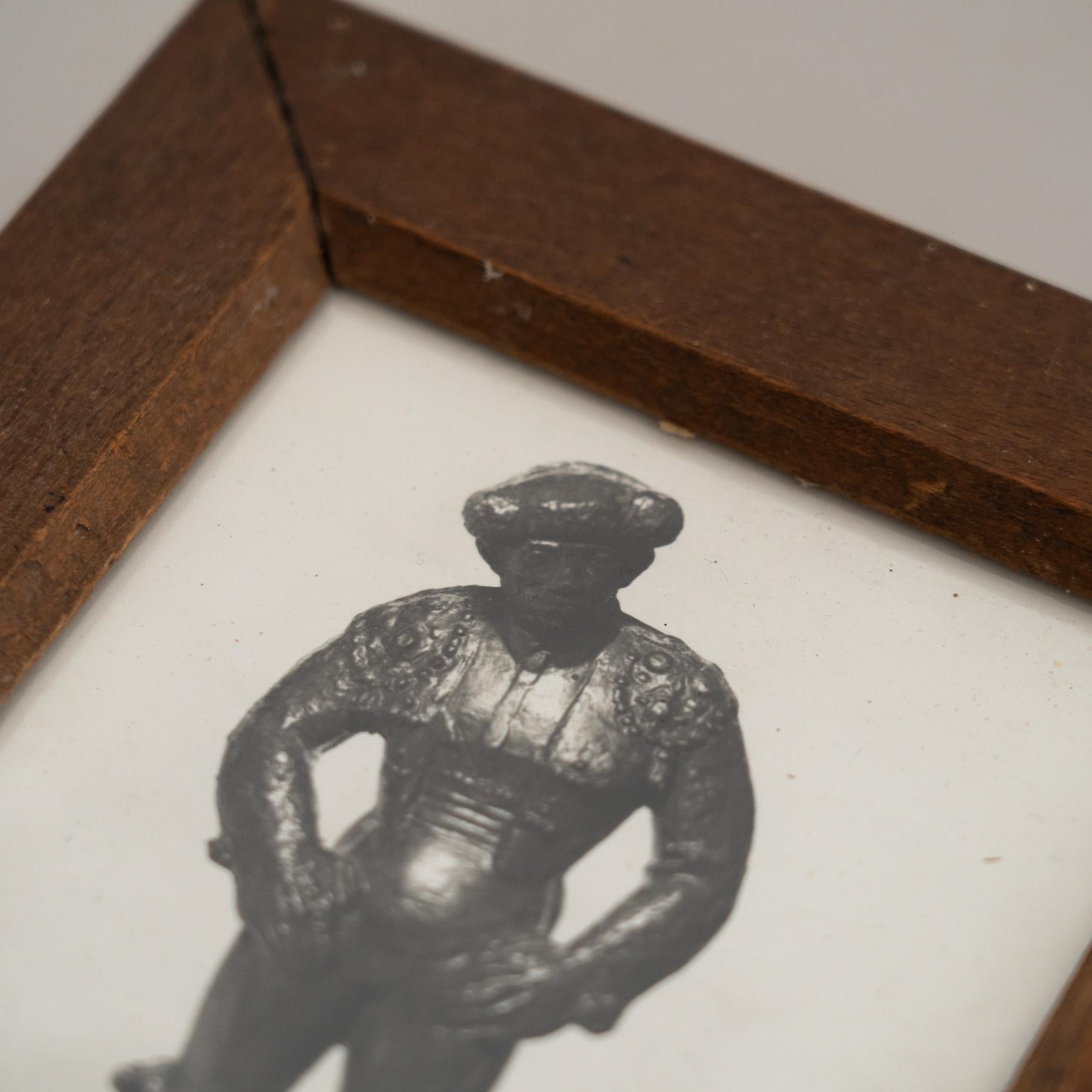 Fotografia vintage di scultura in bianco e nero di Manolo Hugué  Circa 1960  Incorniciato in vendita 1