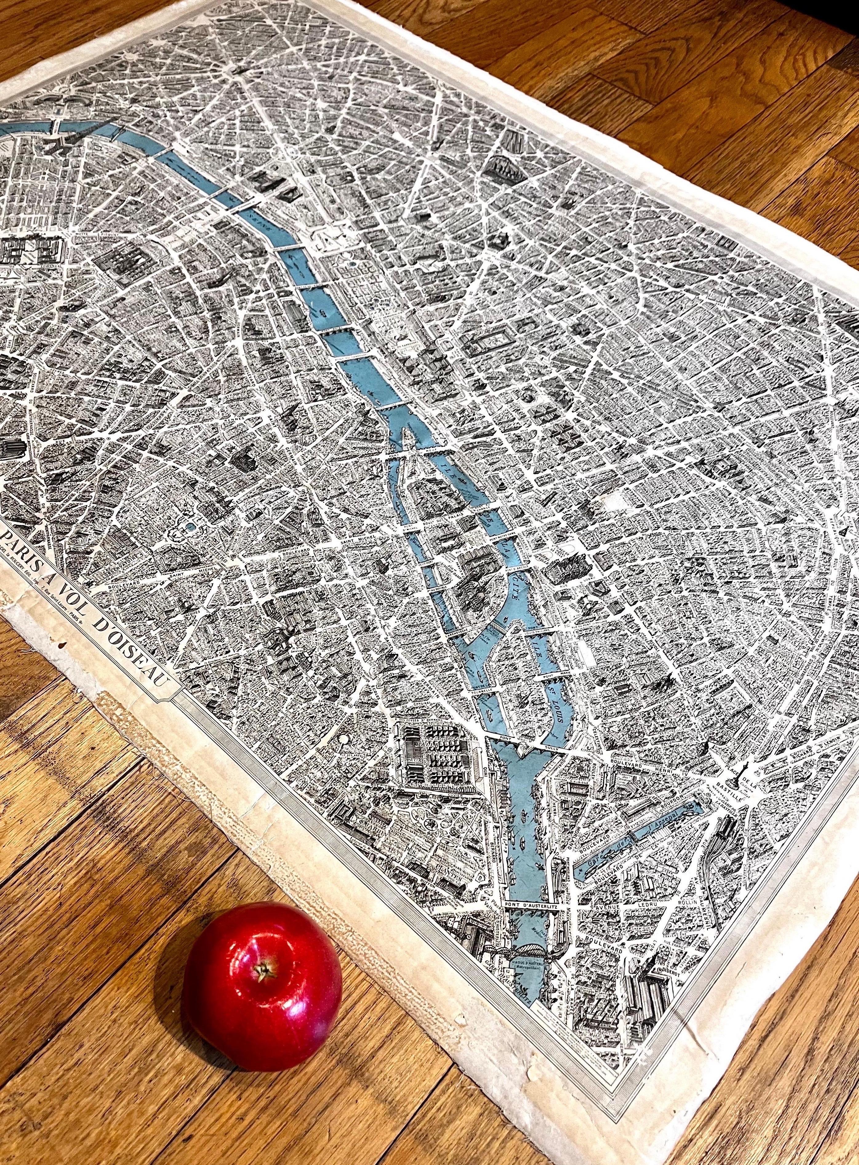 Vintage Map of Paris 
