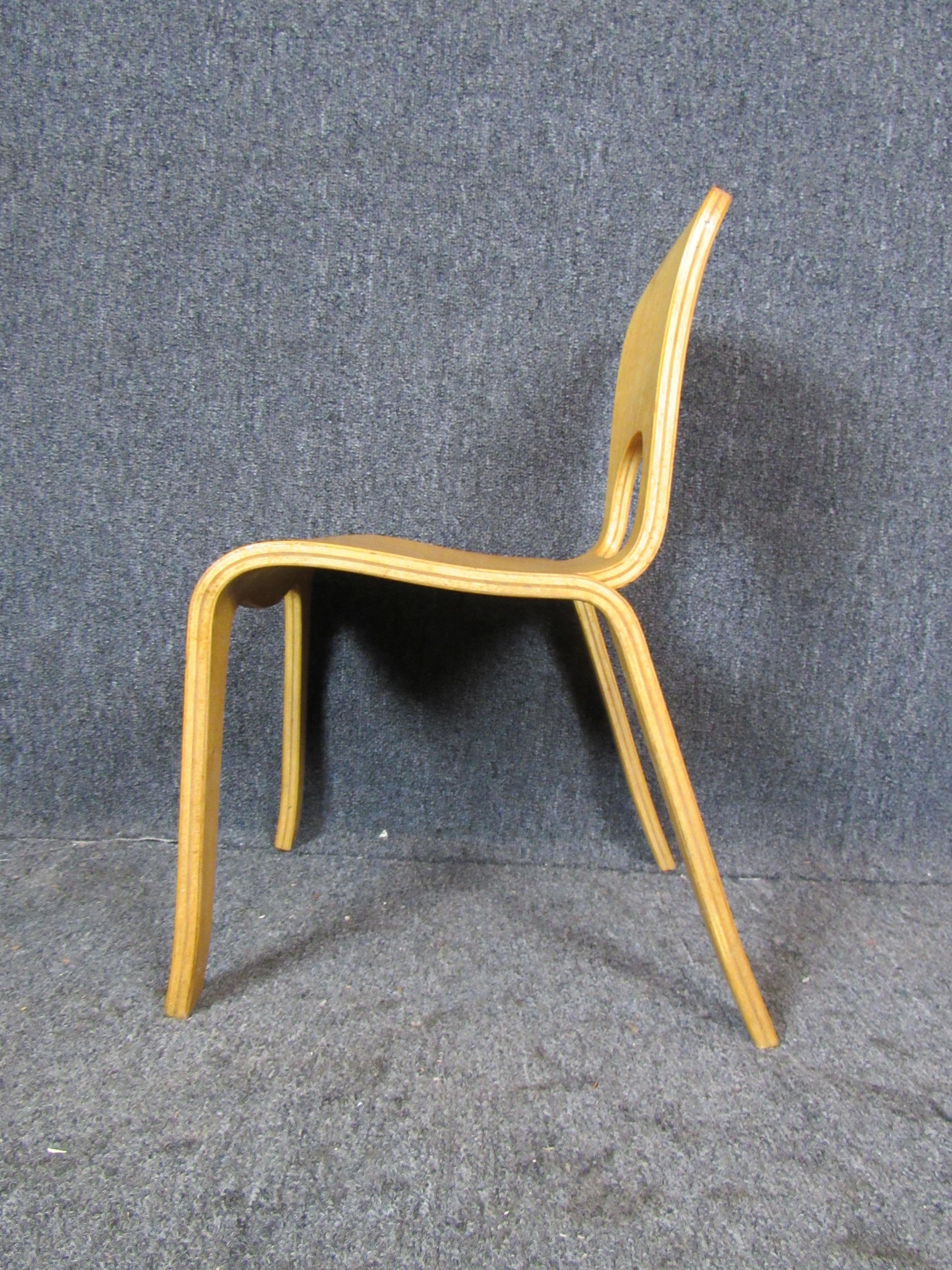 Vintage Maple Bentwood Woodcrest Children's Chairs 1
