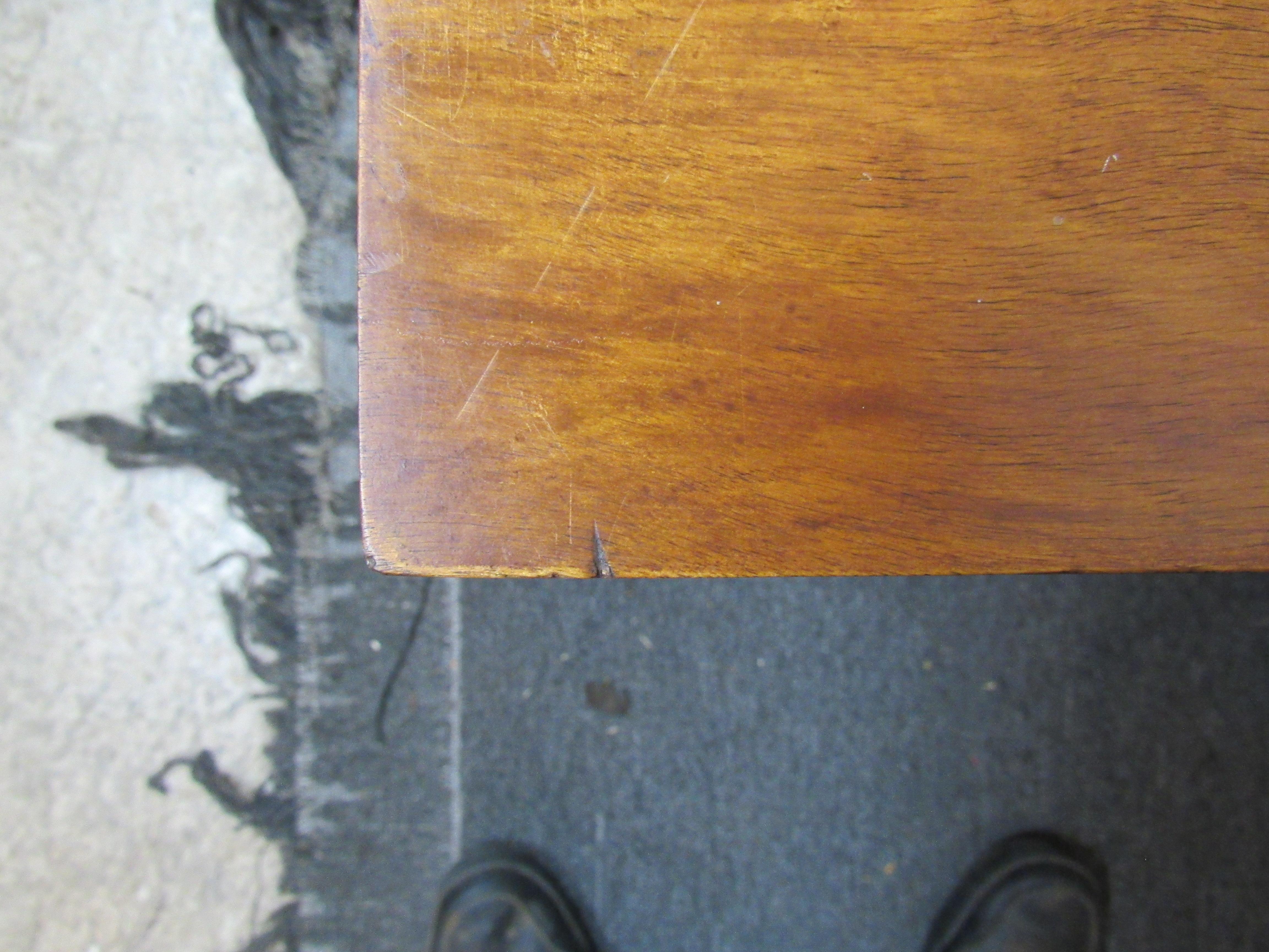 Vintage Maple & Brass Table in the Style of Paul McCobb For Sale 5