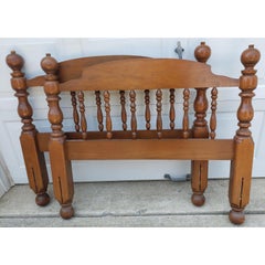 Vintage Maple Conant Ball Twin Headboards, a Pair