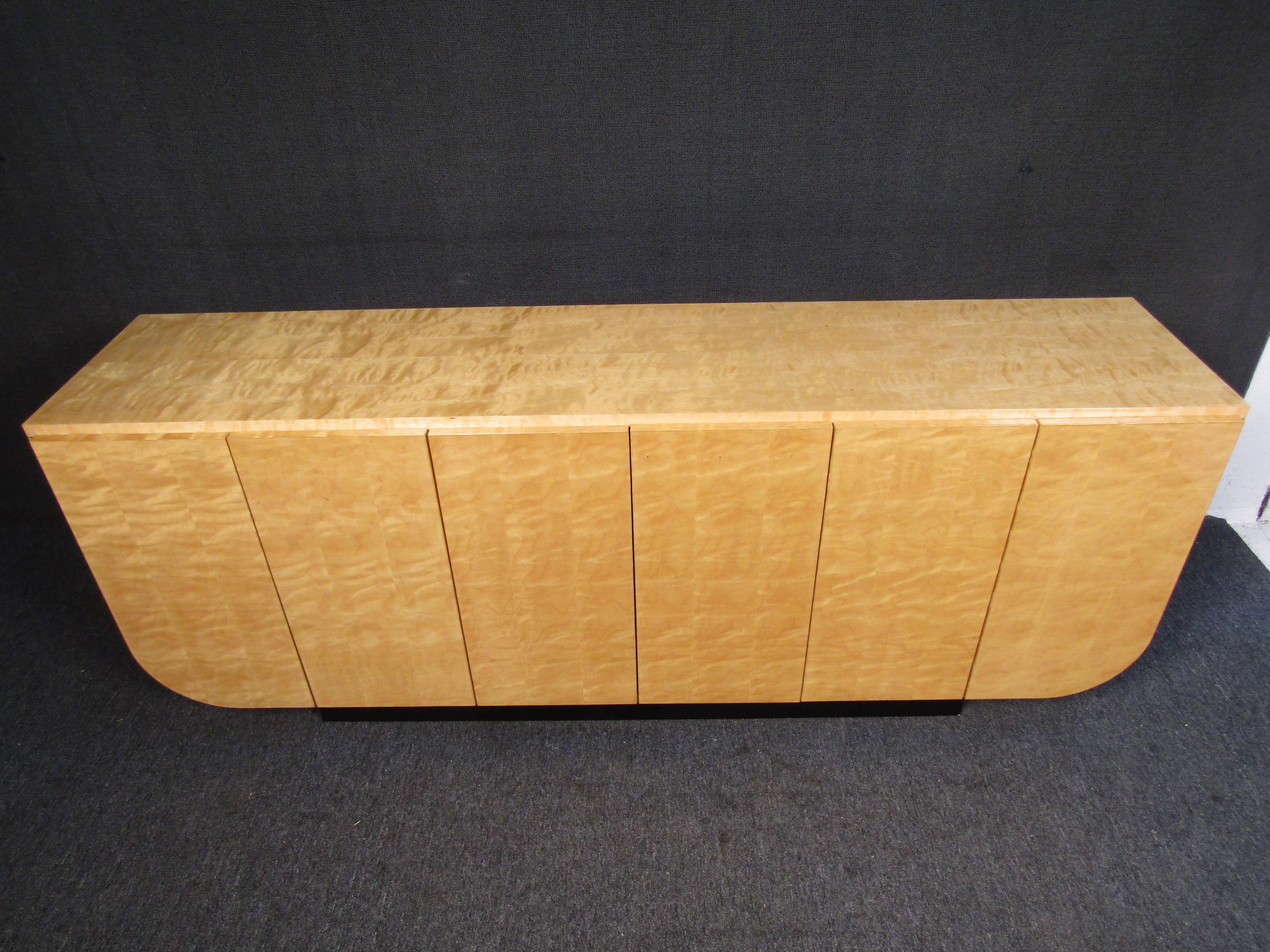 Mid-Century Modern Vintage Maple Credenza by Pace