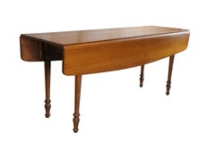 Vintage Maple Drop Leaf Country Farmhouse Harvest Dining Table Console 72"
