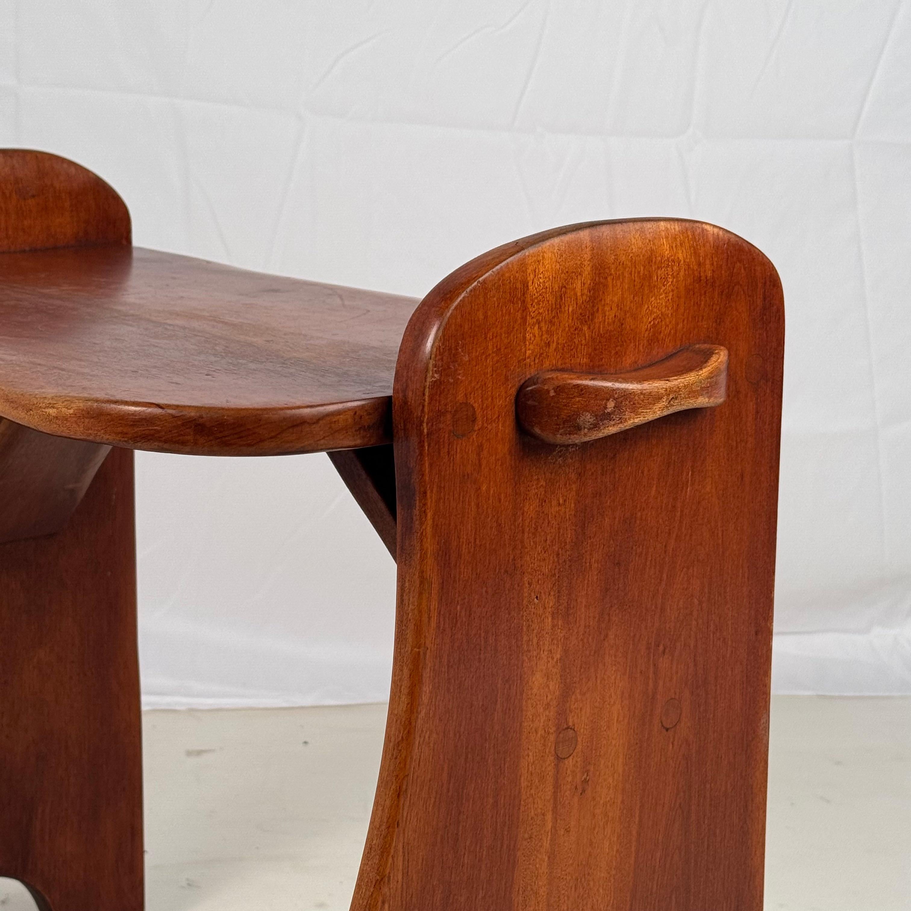 Mid-20th Century Vintage Maple Stool or Small Bench by Cushman Colonial Creations For Sale