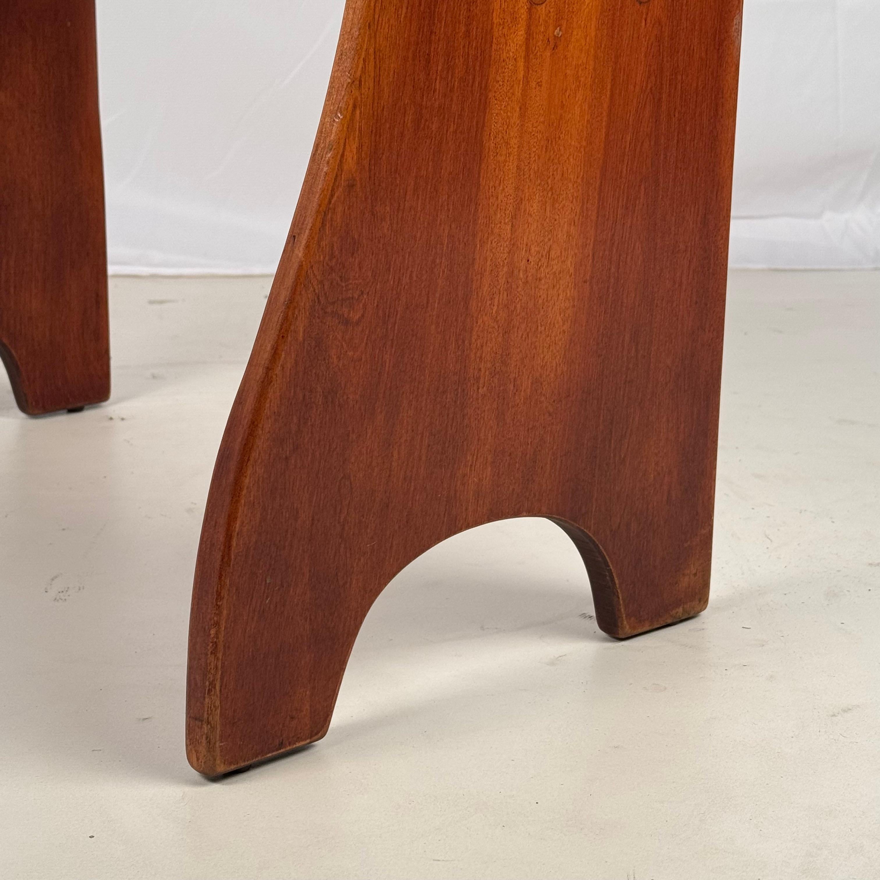 Vintage Maple Stool or Small Bench by Cushman Colonial Creations For Sale 1