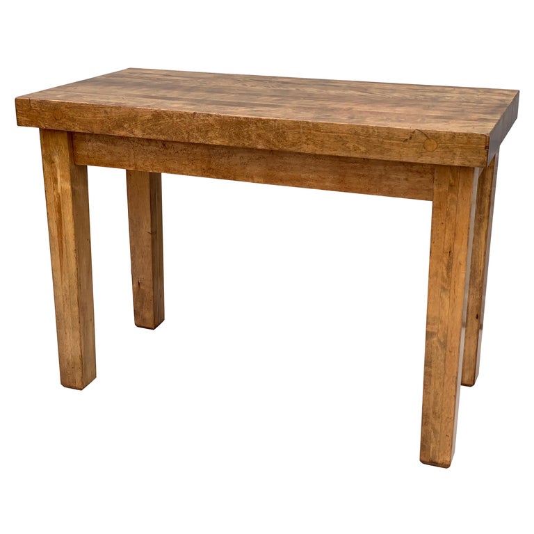 Vintage Maple Workbench Worktable For Sale At 1stdibs