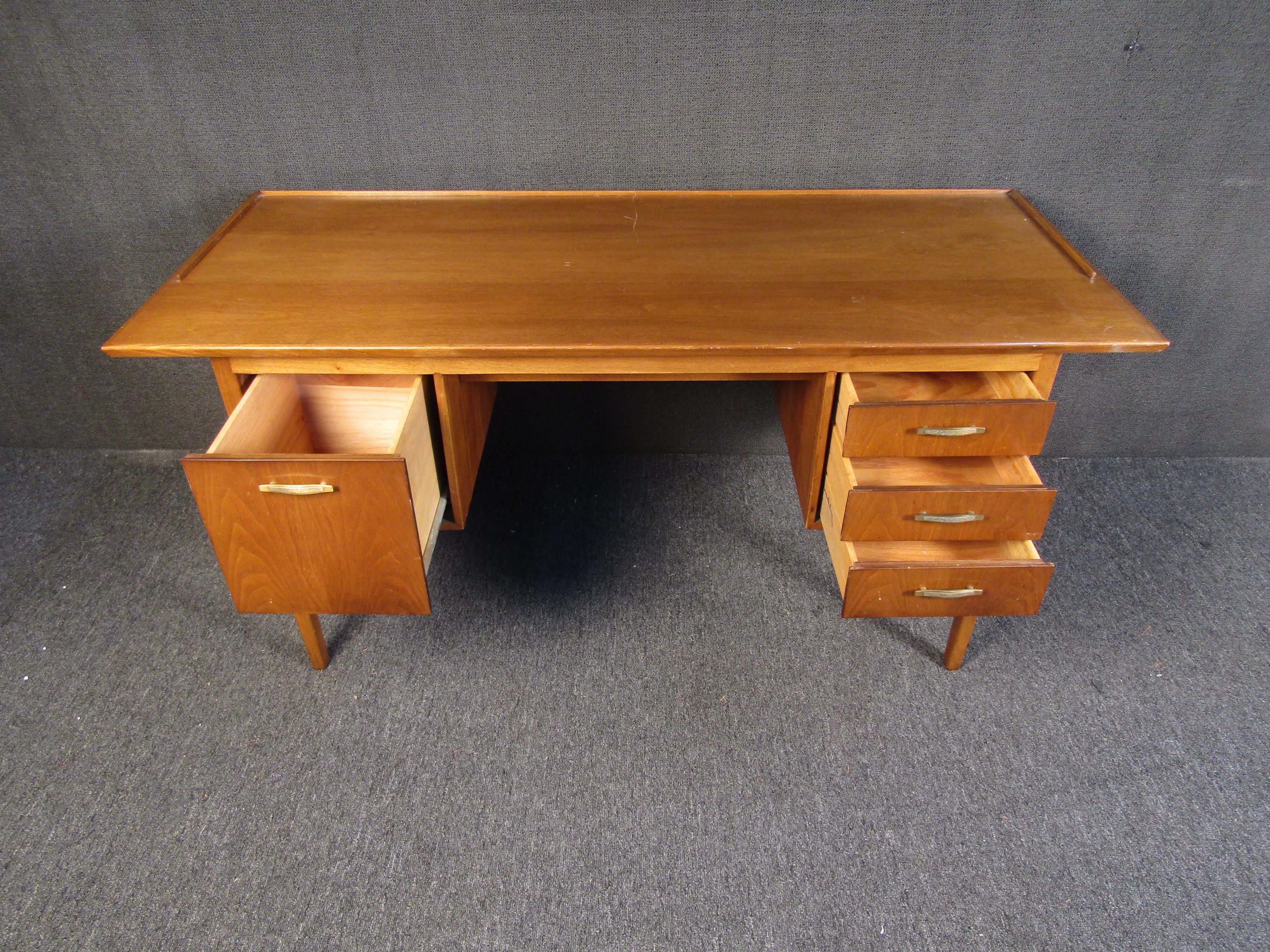 vintage maple desk