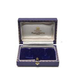 Vintage Mappin & Webb Cufflink Box, By Appointment to Her Majesty the Queen
