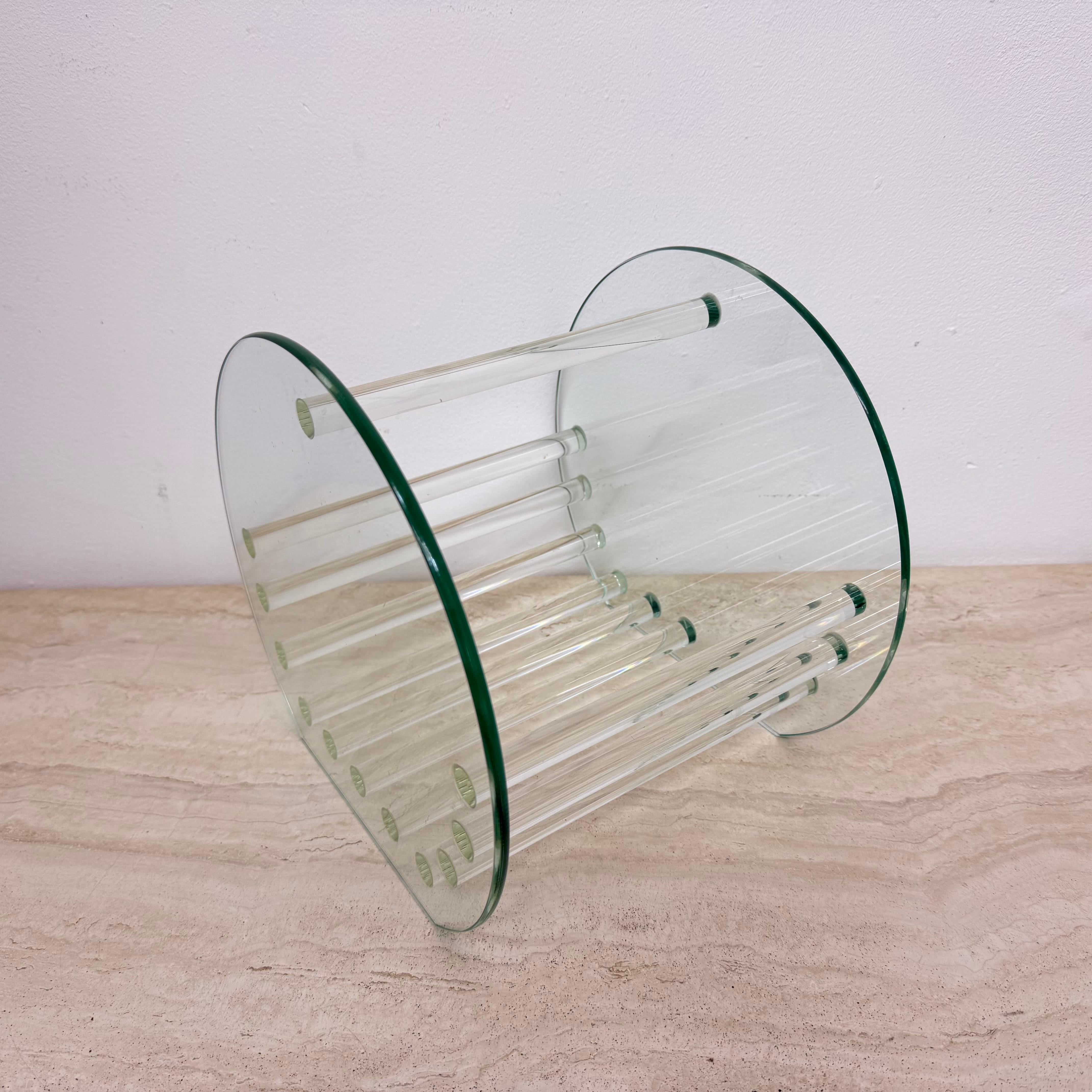 Vintage Marais international Glas Obstschale , 1980er Jahre Frankreich im Angebot 10