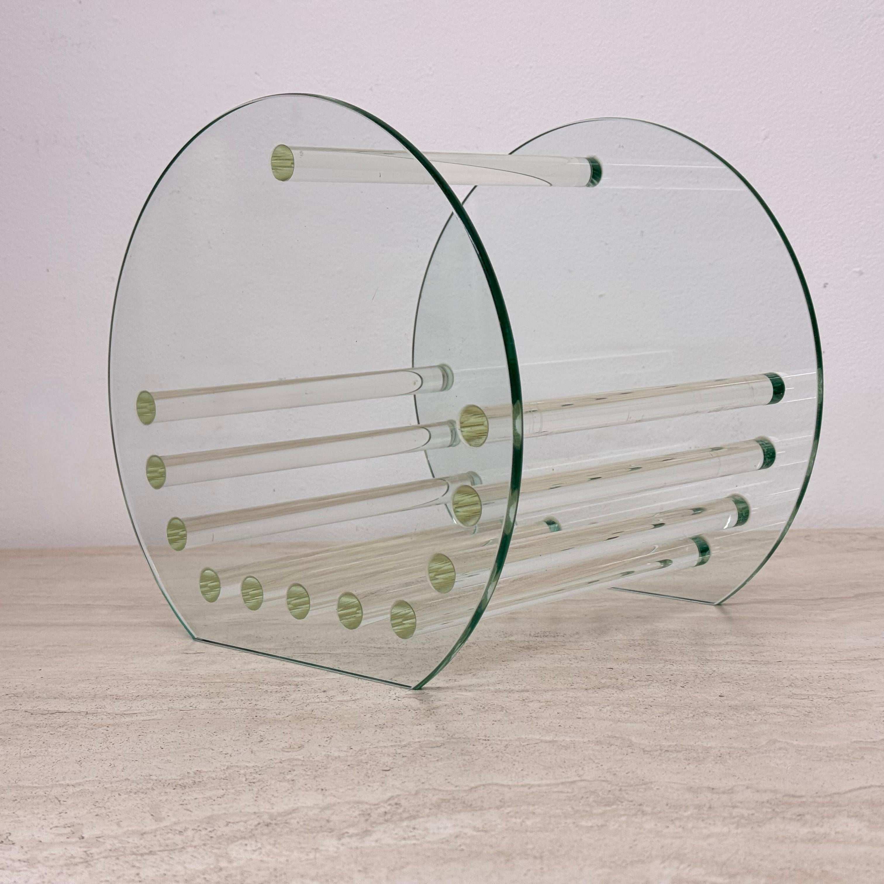 Vintage Marais international Glas Obstschale , 1980er Jahre Frankreich (Ende des 20. Jahrhunderts) im Angebot