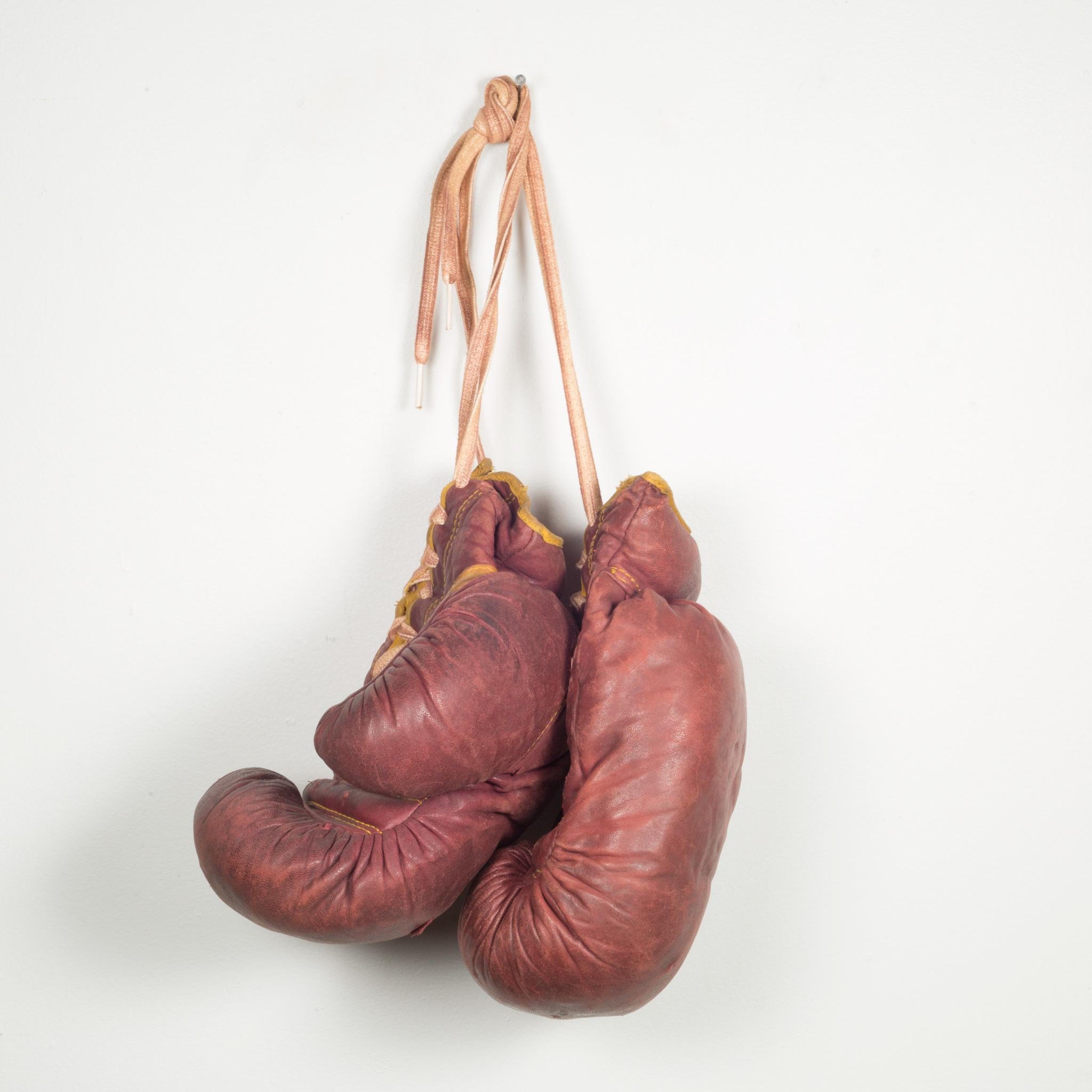 old boxing gloves