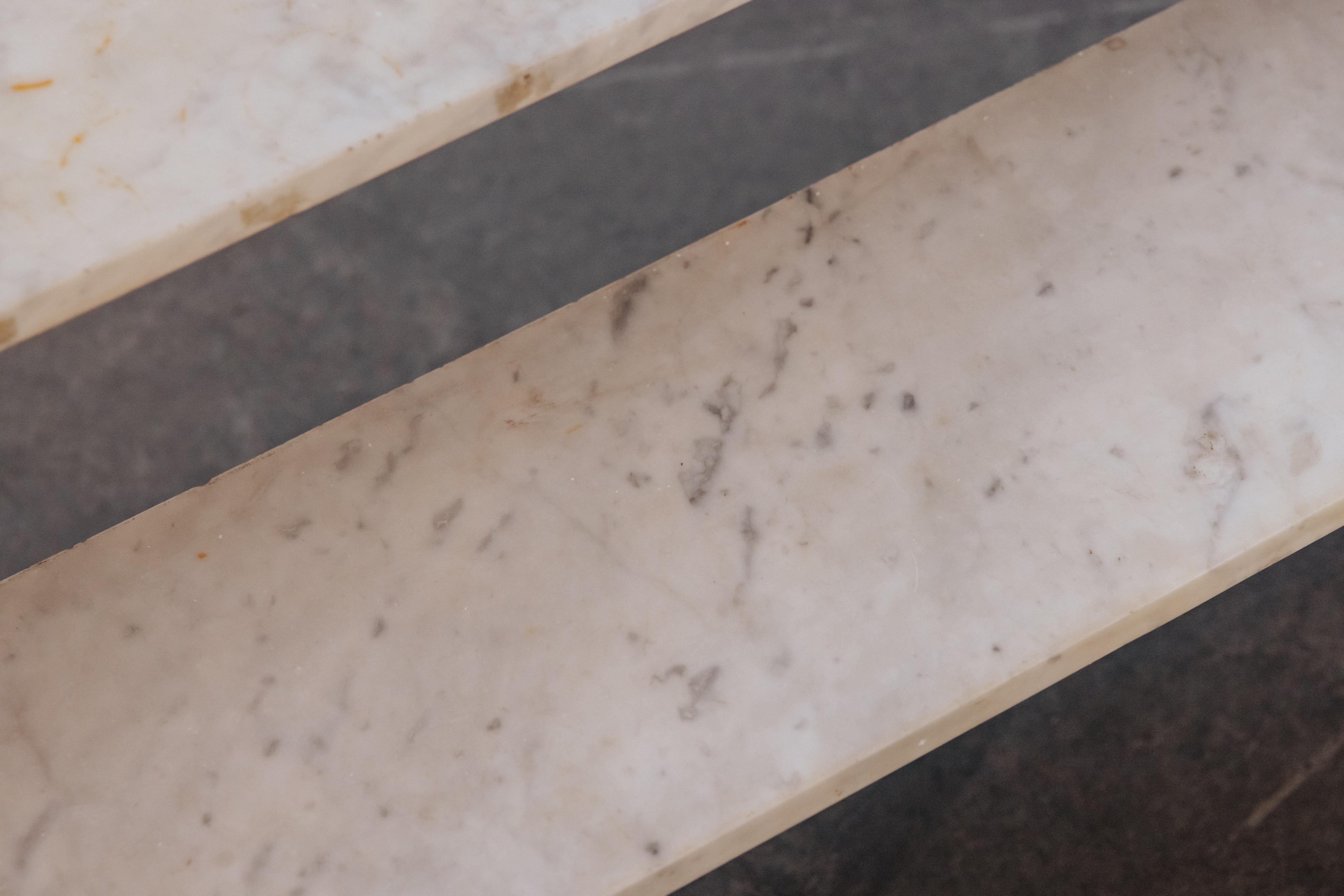 Vintage Marble Bakery Table From France, Circa 1950 For Sale 4