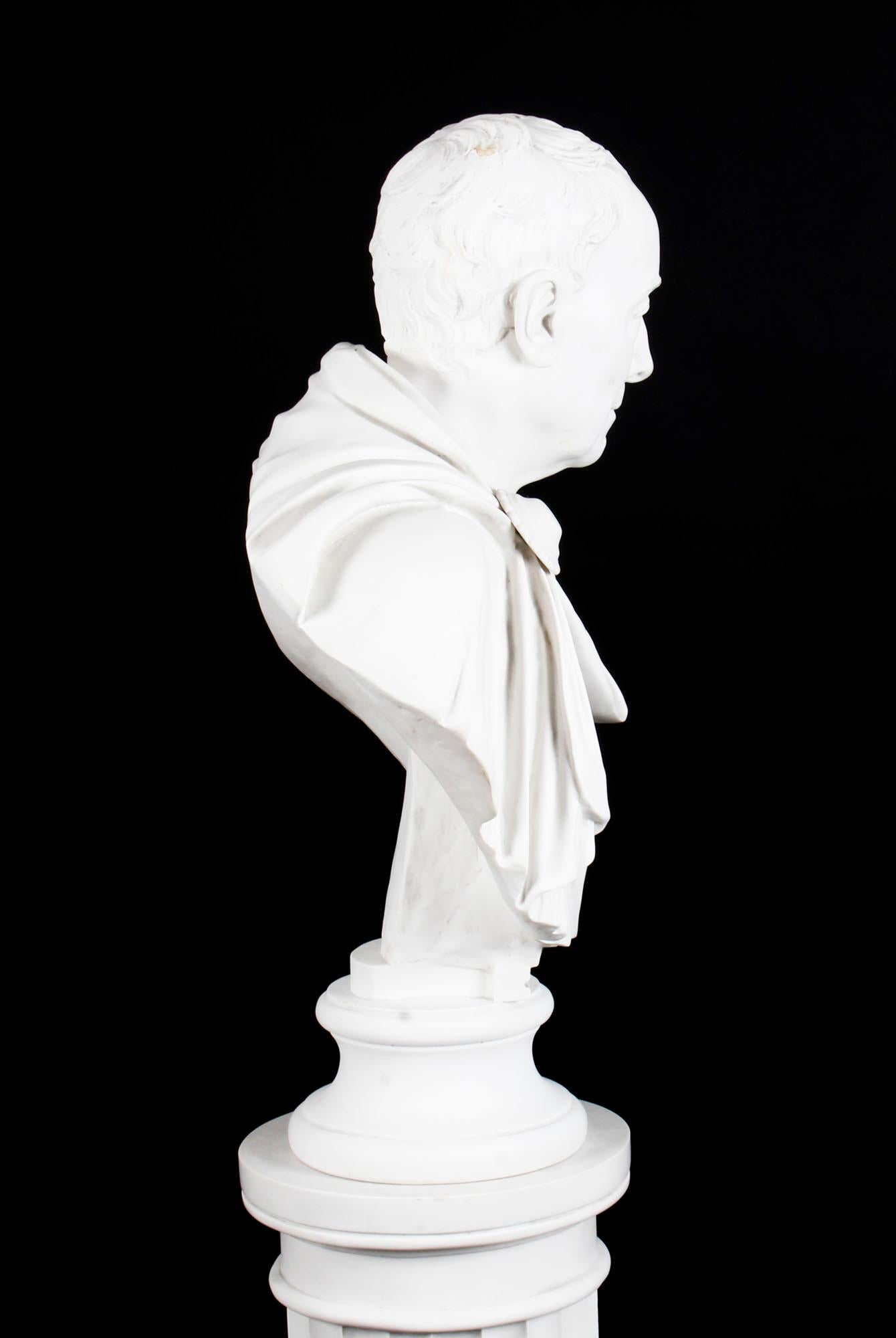 20ième siècle Buste romain d'État Julius Caesar 20ème siècle en vente