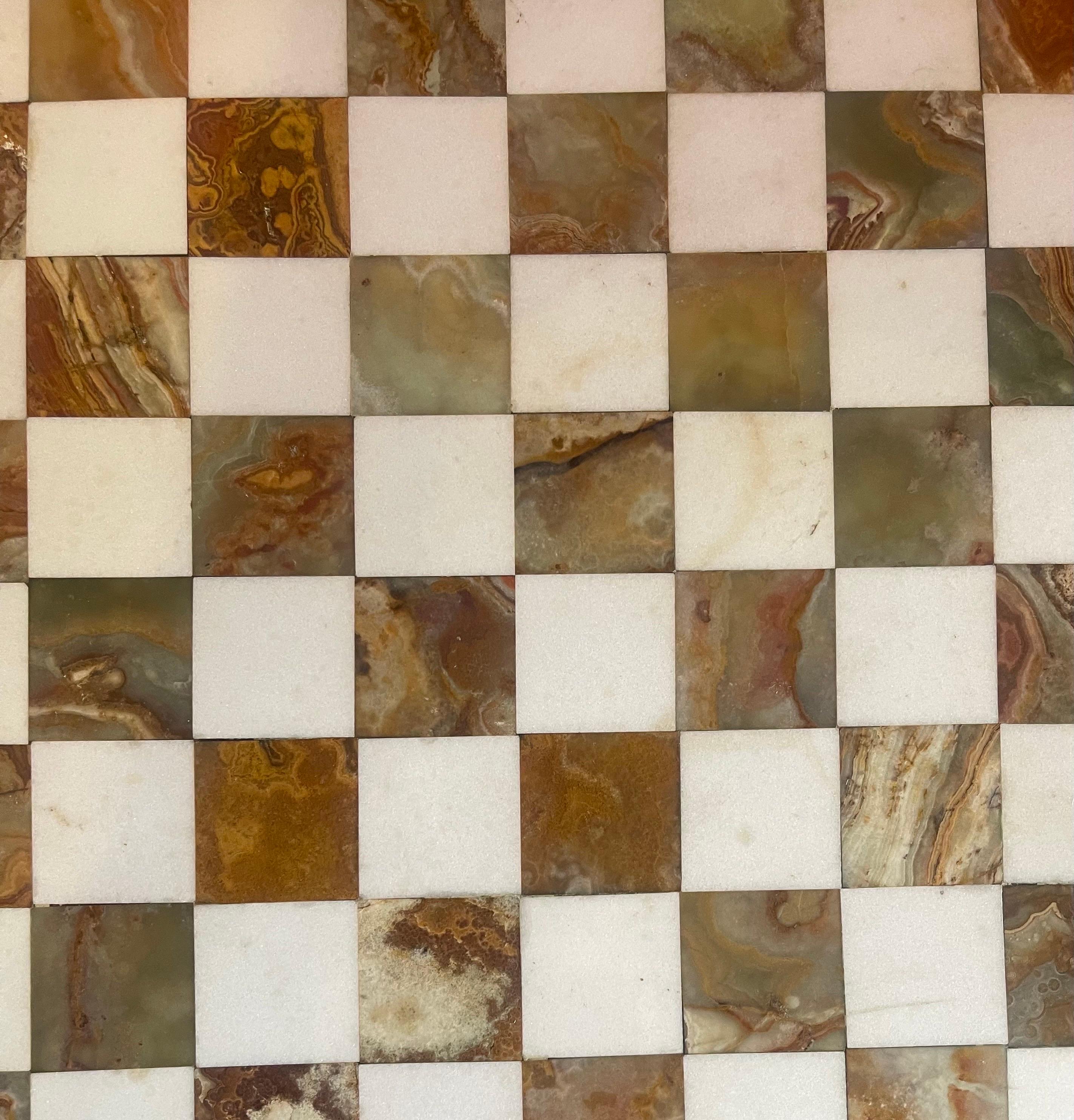 Vintage Marble Chessboard For Sale 4