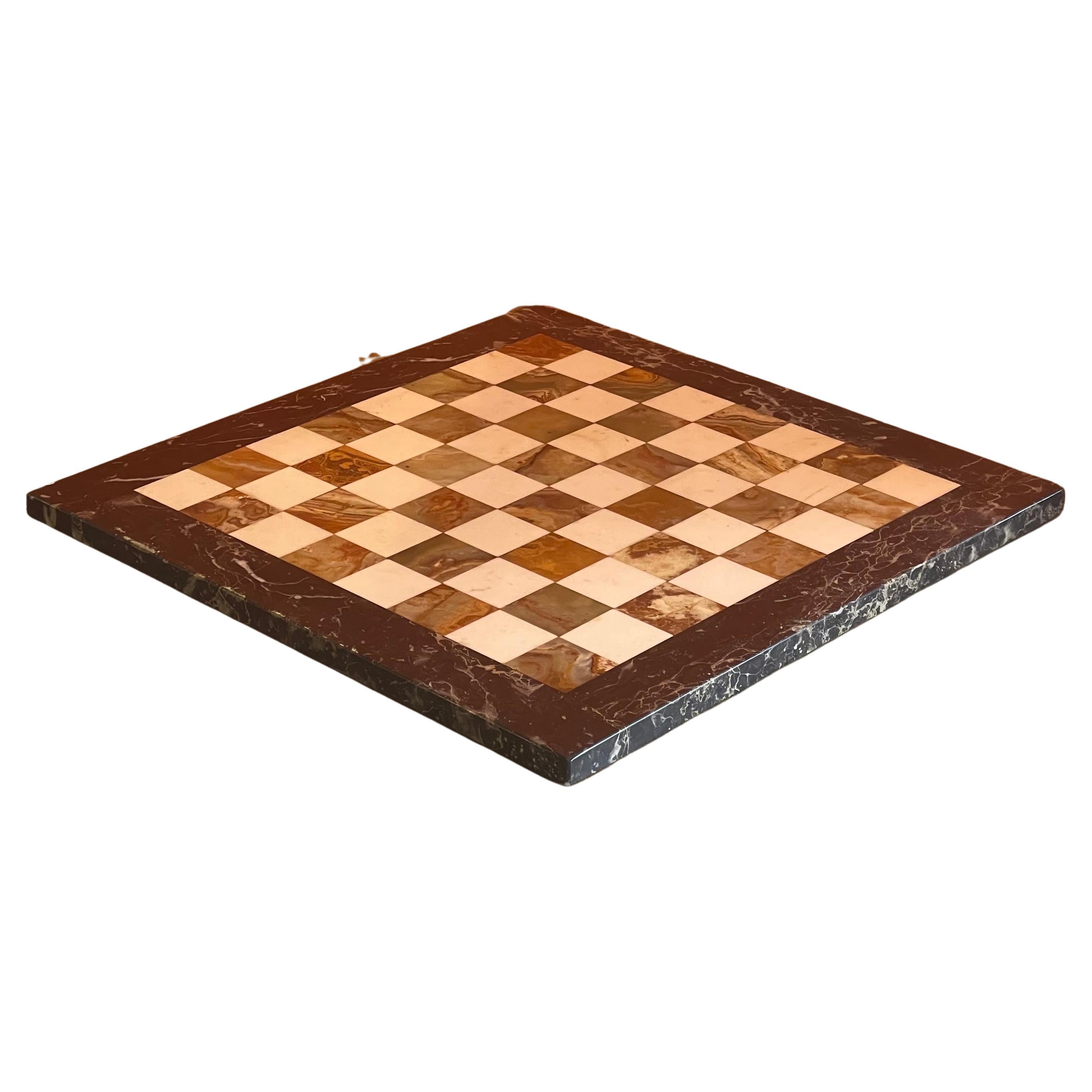 Vintage Marble Chessboard For Sale 7