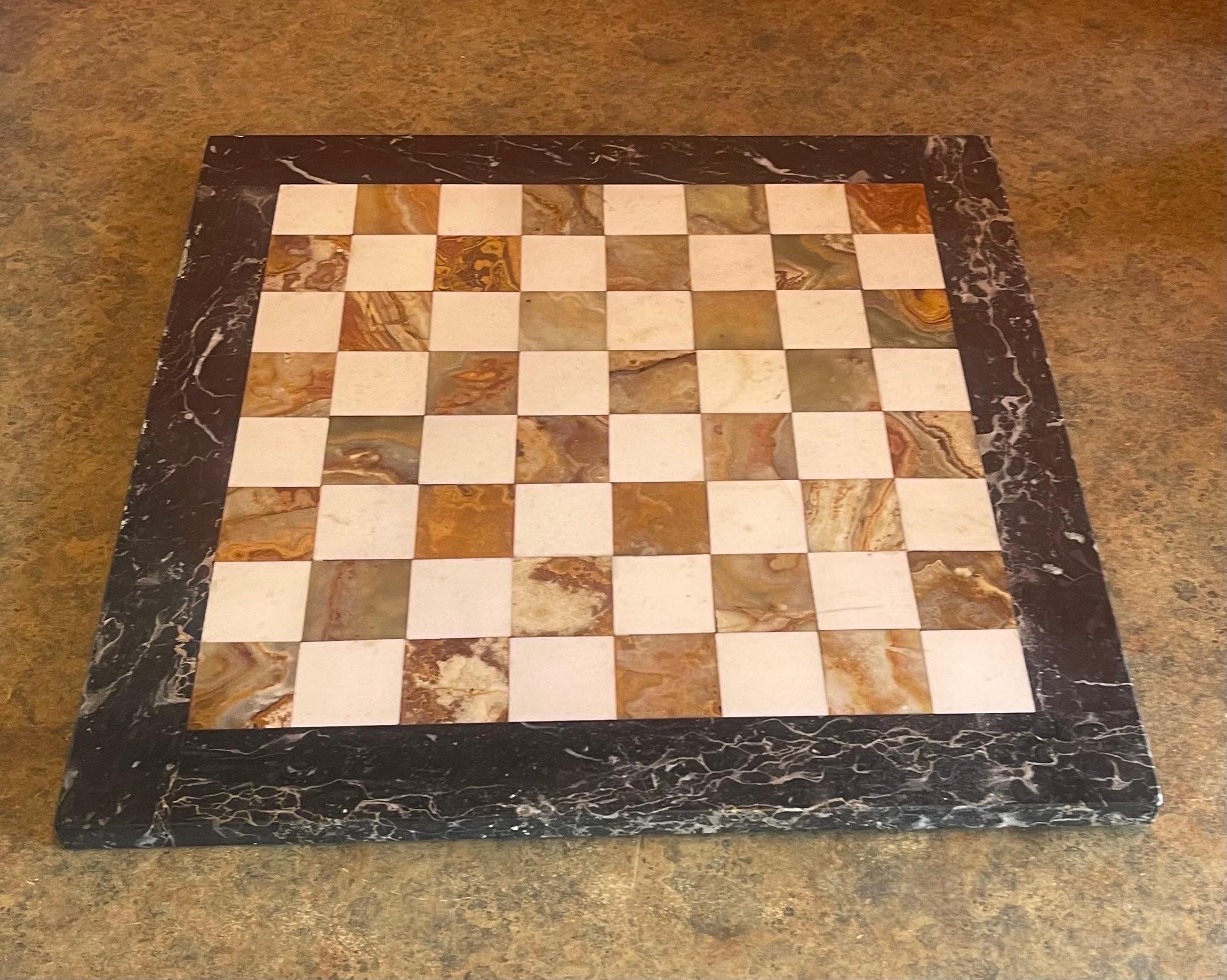 Vintage Marble Chessboard For Sale 2