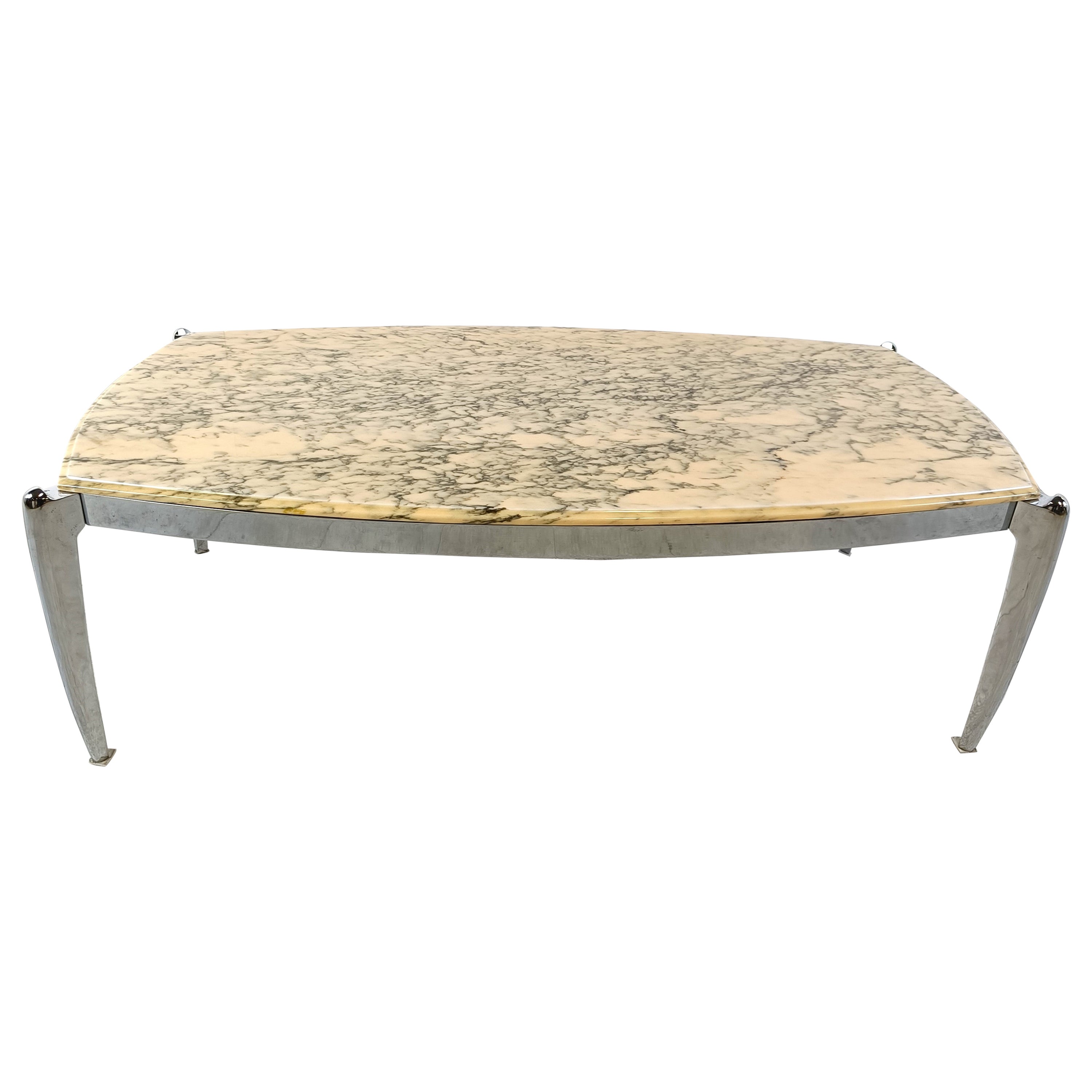 Vintage marble coffee table, 1970s
