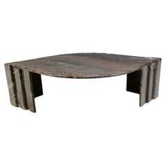 Couchtisch aus Marmor, 1980er Jahre