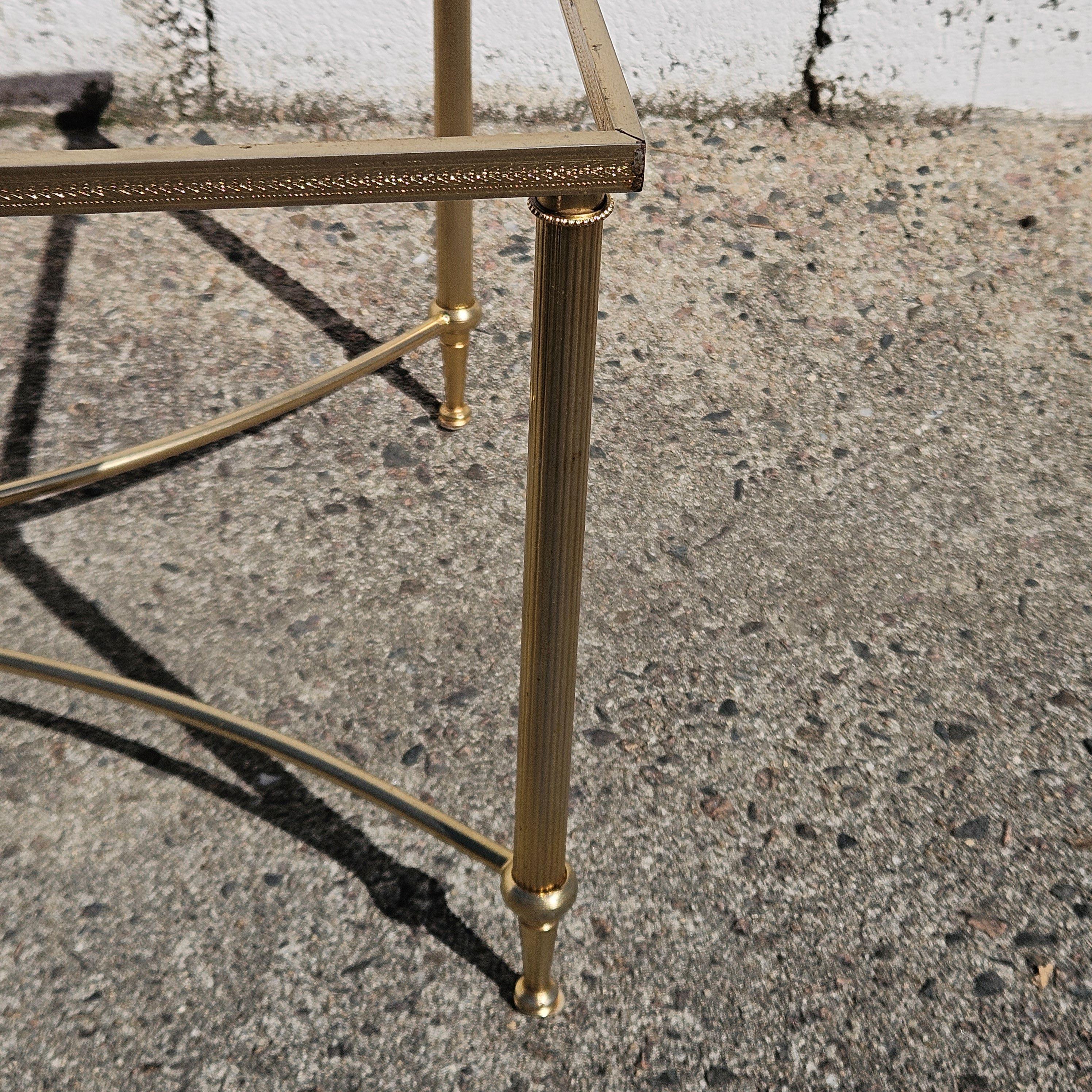 Vintage Marble Coffee Table--Cocktail Table-Loung Table-Maison Jansen Style-70s en venta 5