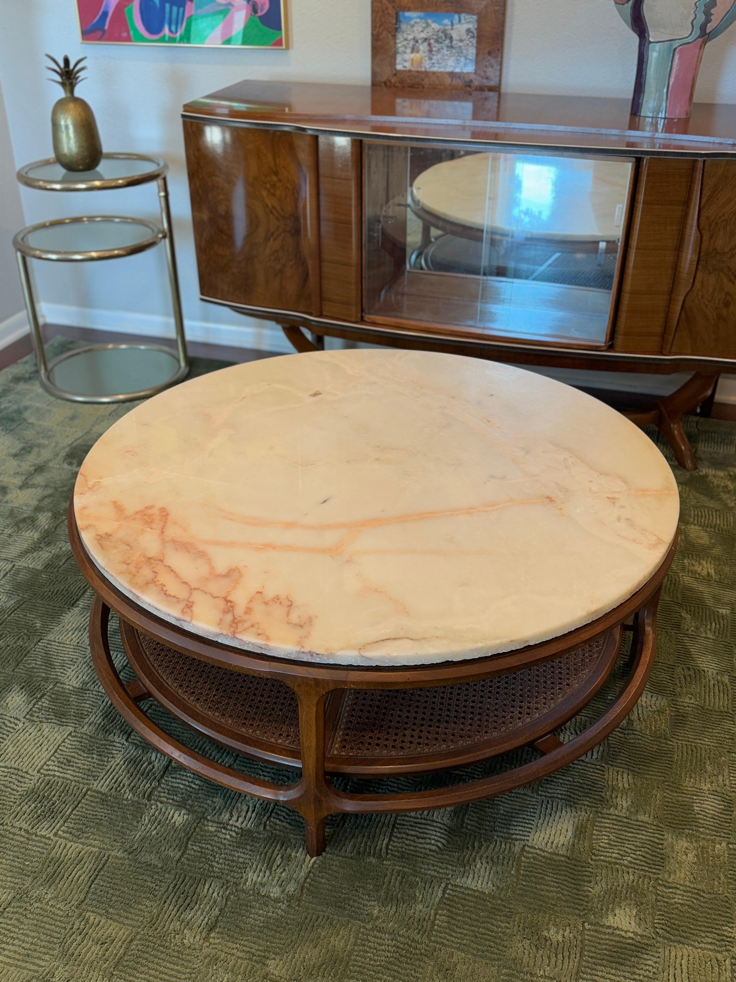 Vintage marble coffee table made by Gordon’s Inc. fine furniture, in Tennessee 5