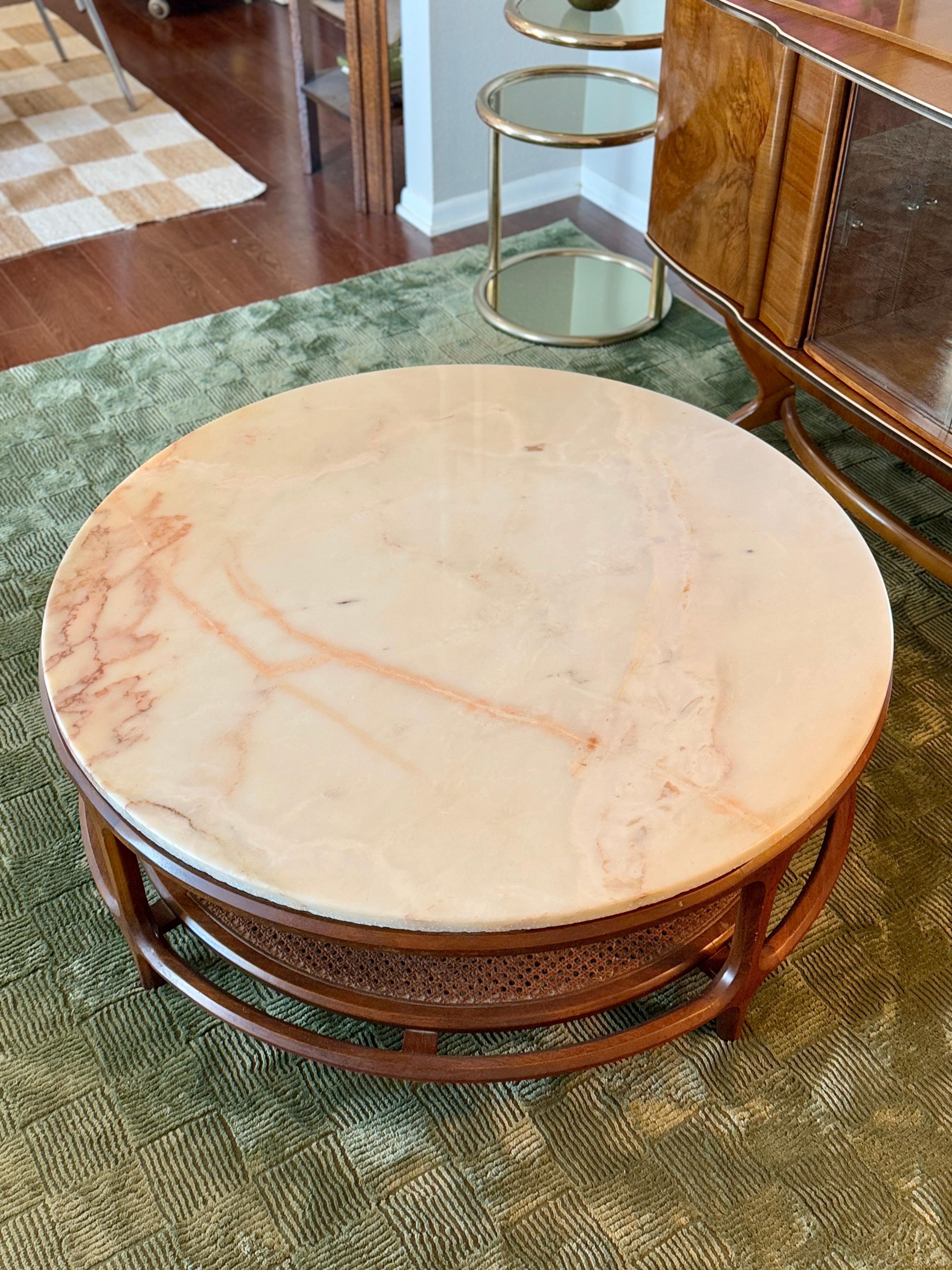 Vintage marble coffee table made by Gordon’s Inc. fine furniture, in Tennessee 9