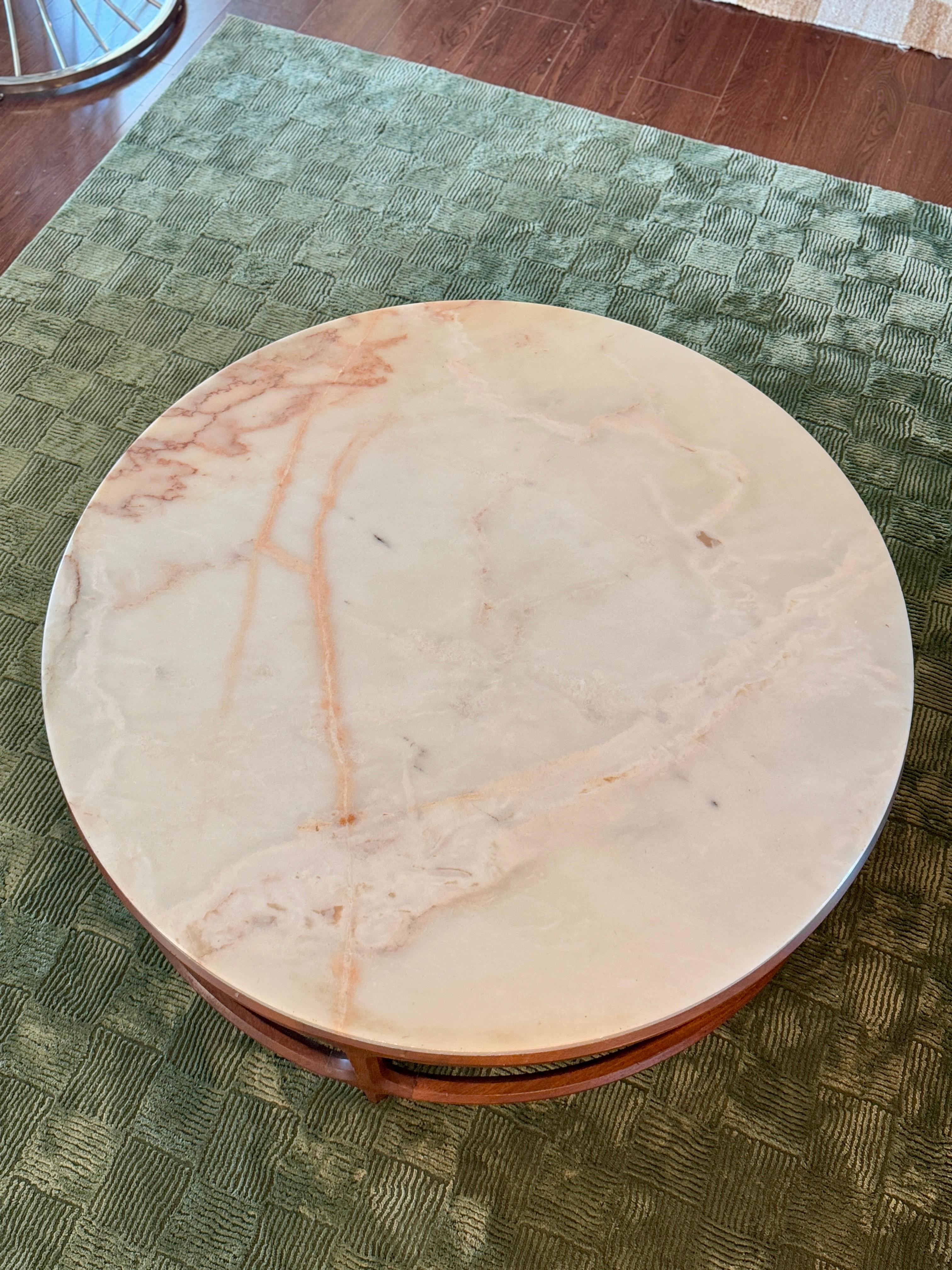 Marble Vintage marble coffee table made by Gordon’s Inc. fine furniture, in Tennessee