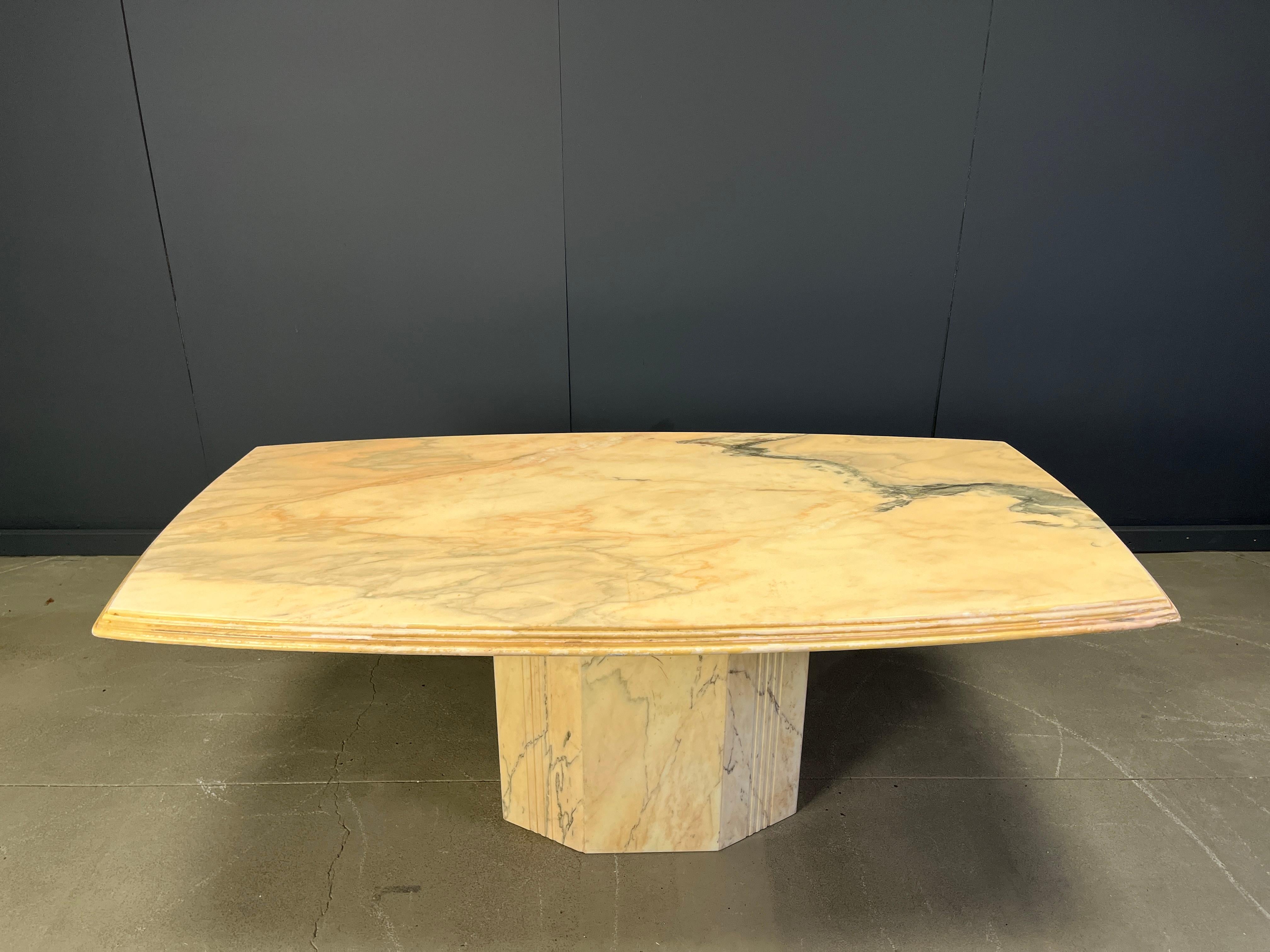 Vintage marble dining table, 1970s en vente 5
