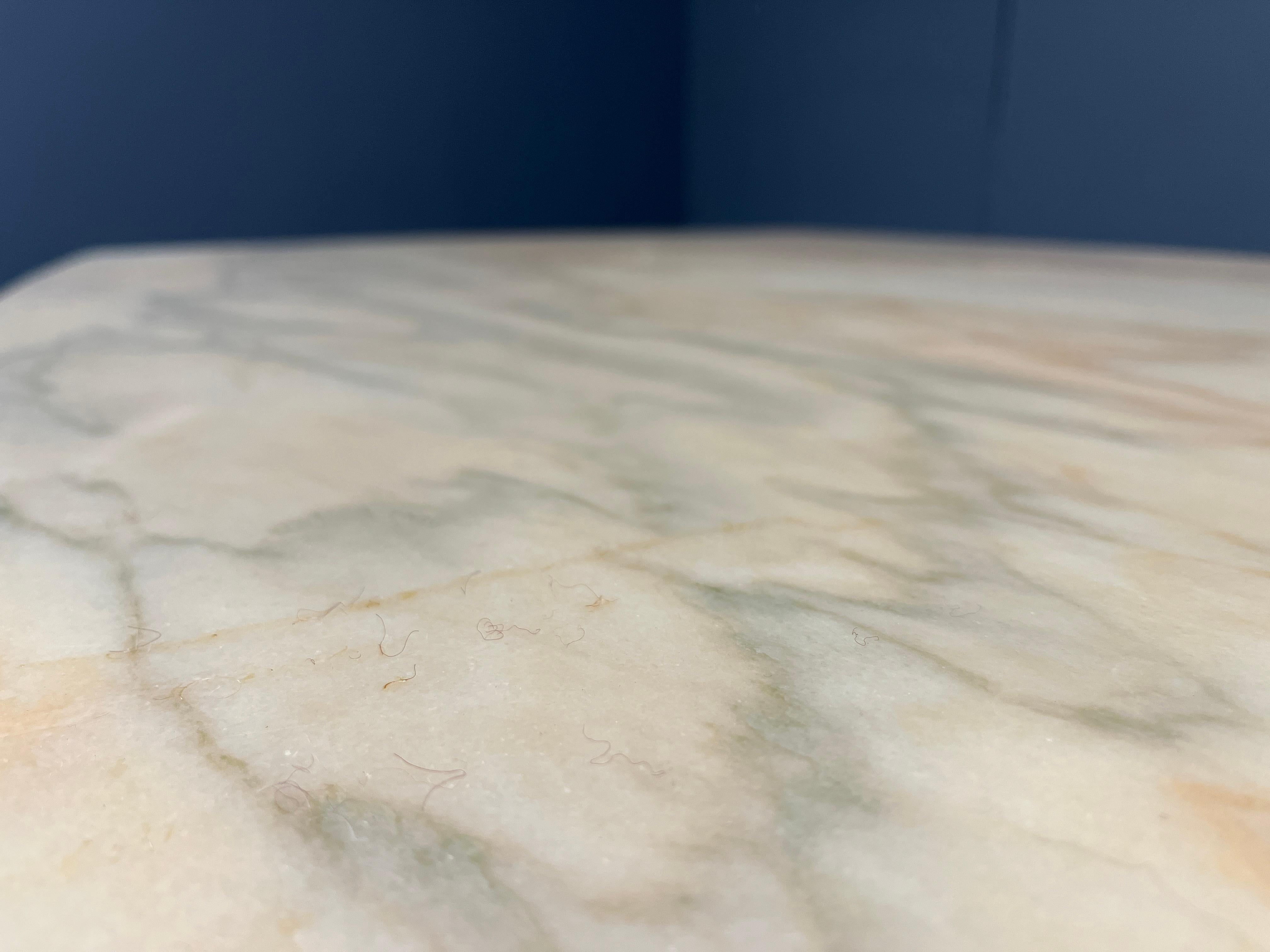 Mid-Century Modern Vintage marble dining table, 1970s en vente
