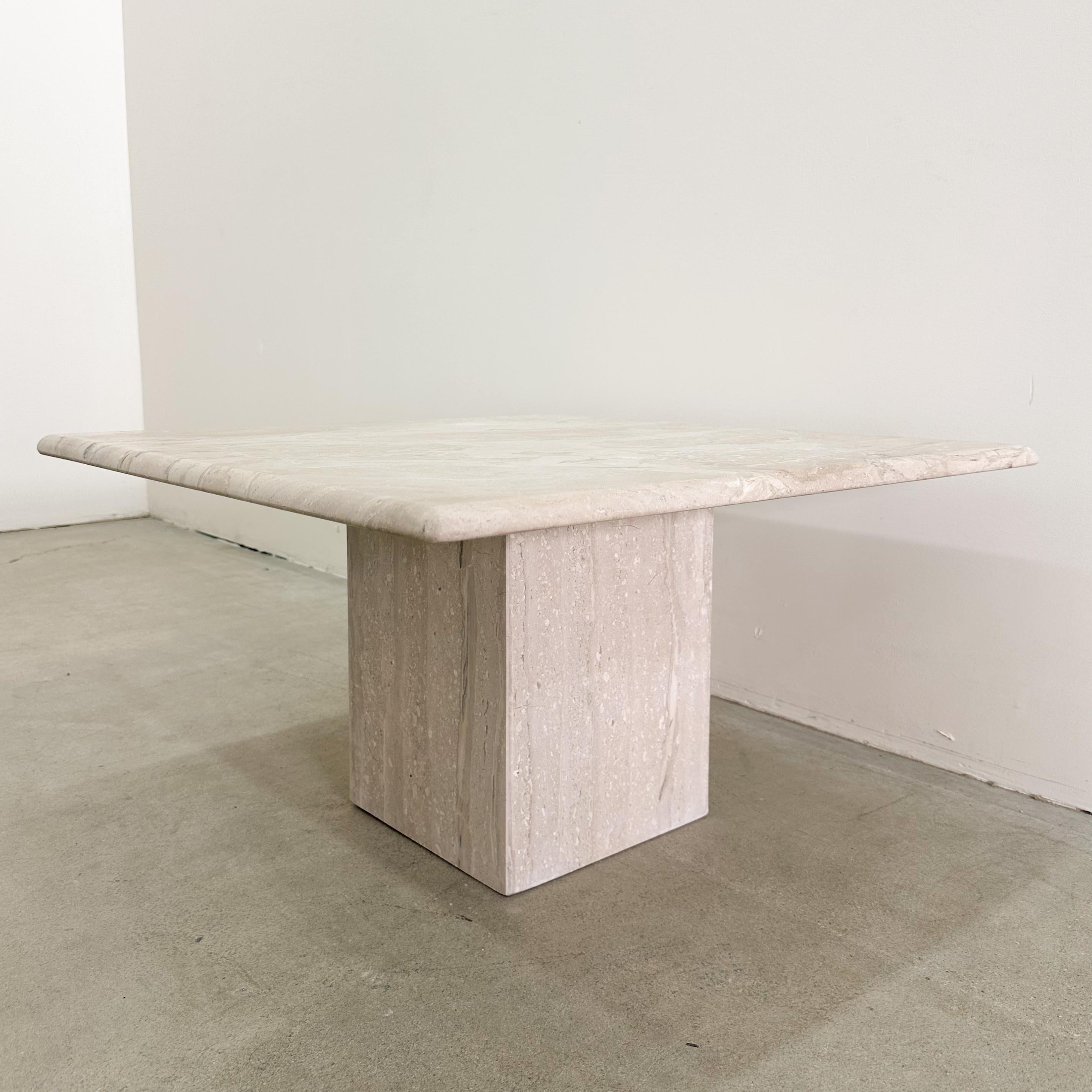 Vintage Marble End Table Side Table Postmodern MCM 70s 80 For Sale 2