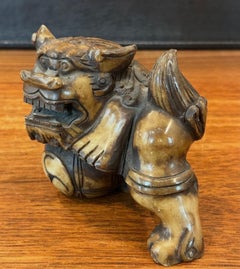 Vintage Marble Foo Dog