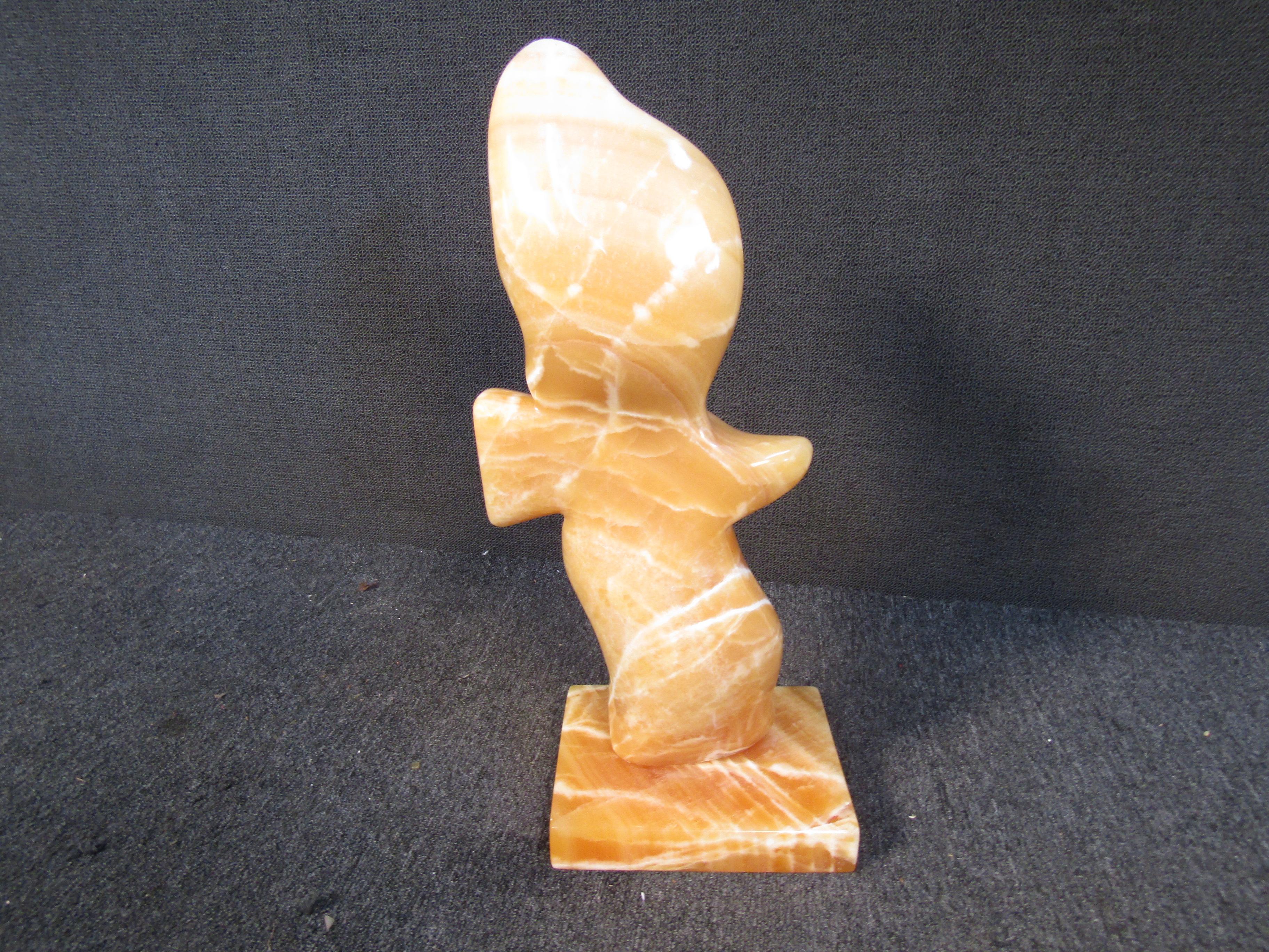 Vintage Marble Sculpture Signed 