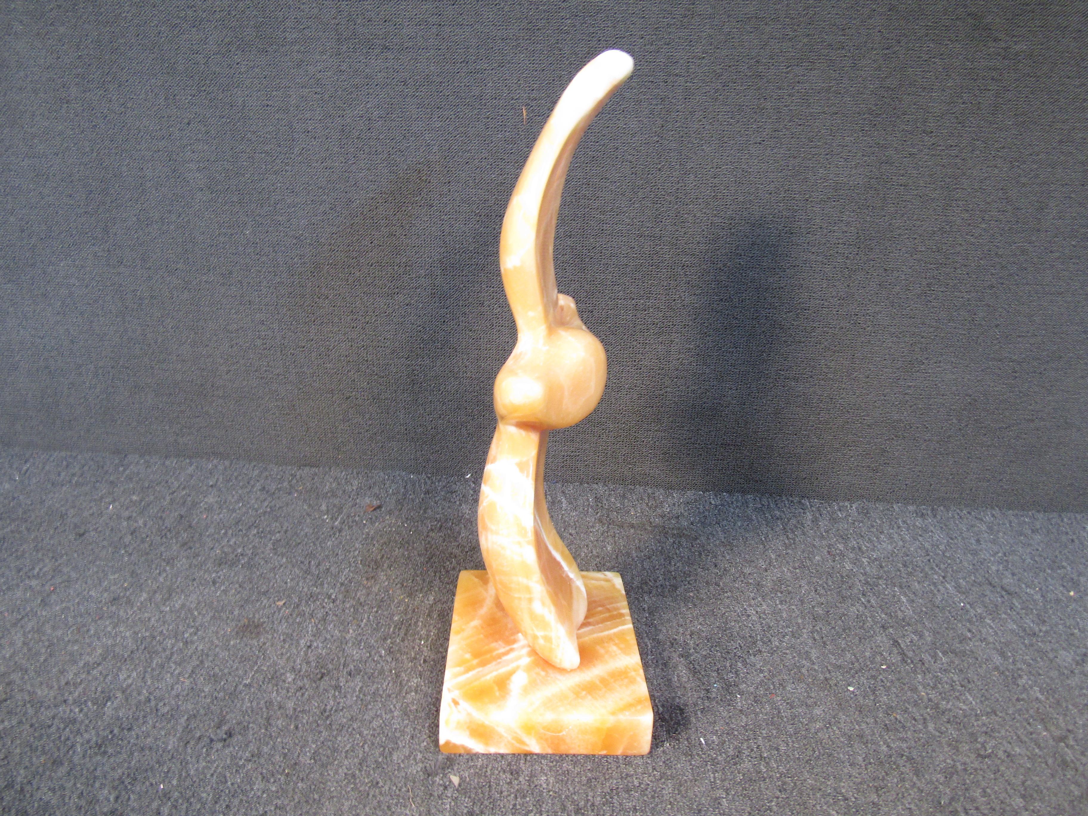 20th Century Vintage Marble Sculpture Signed 
