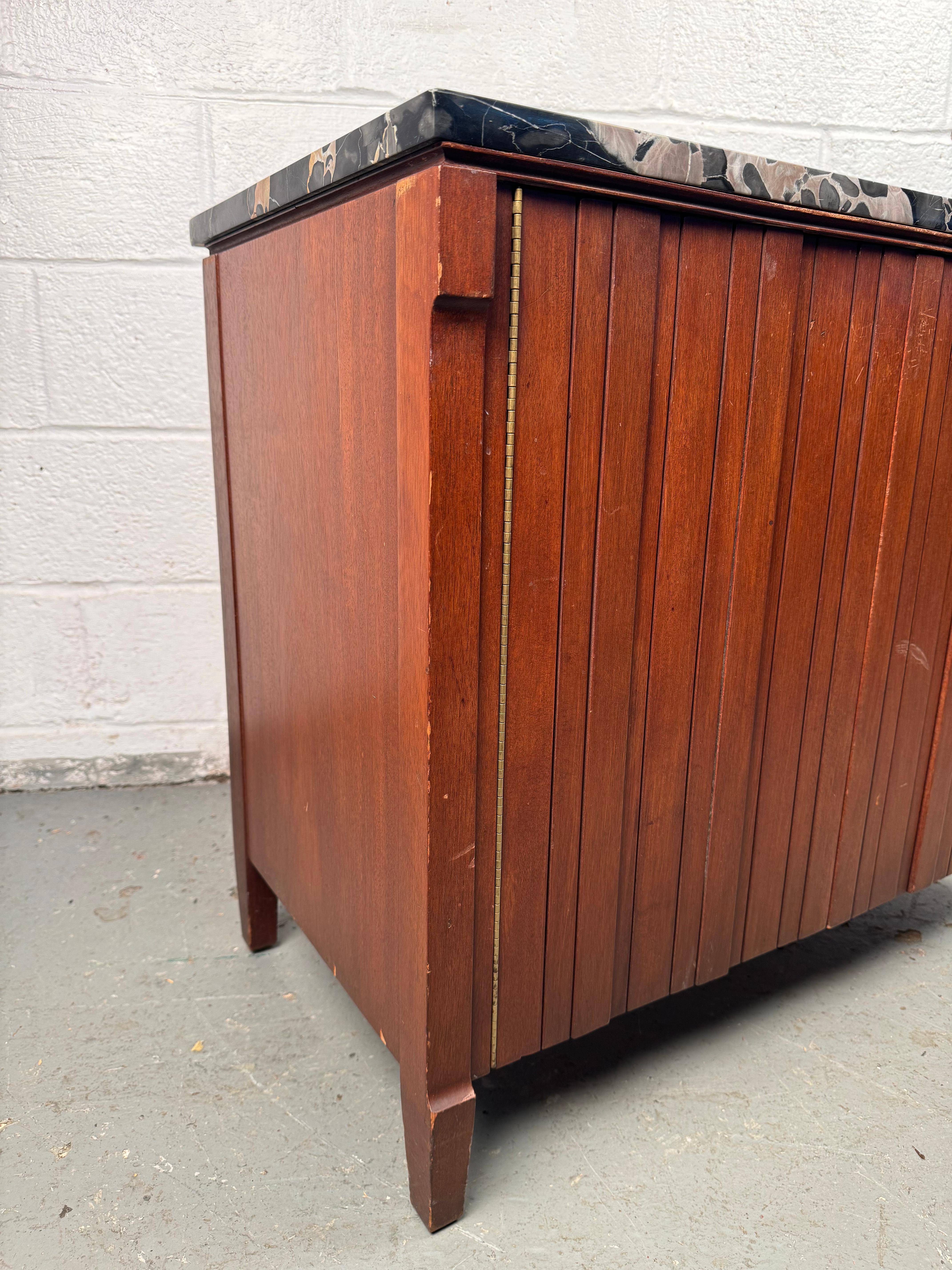 Marble Top Cabinet by John Stuart for Johnson Furniture 7