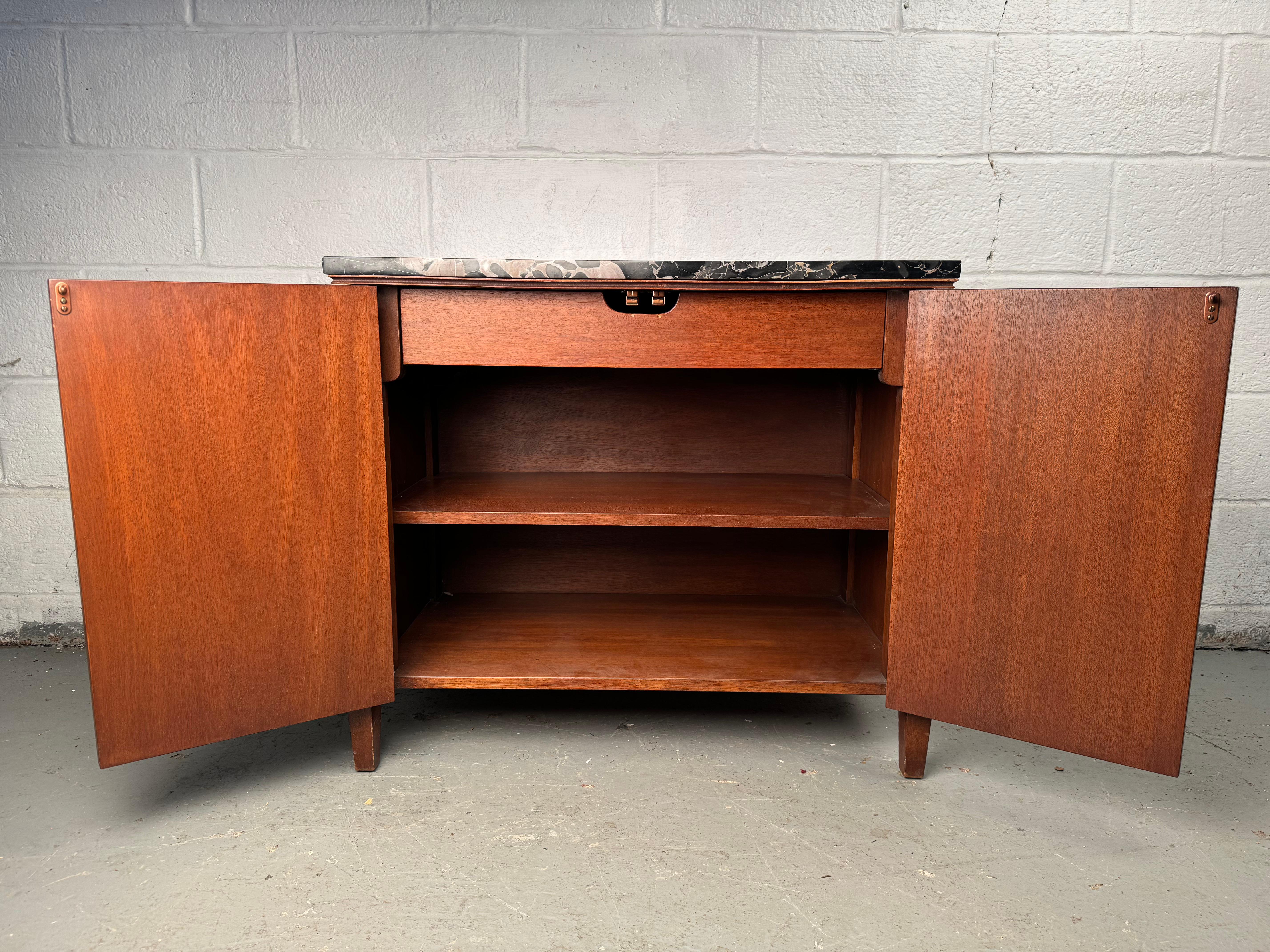 Marble Top Cabinet by John Stuart for Johnson Furniture 3