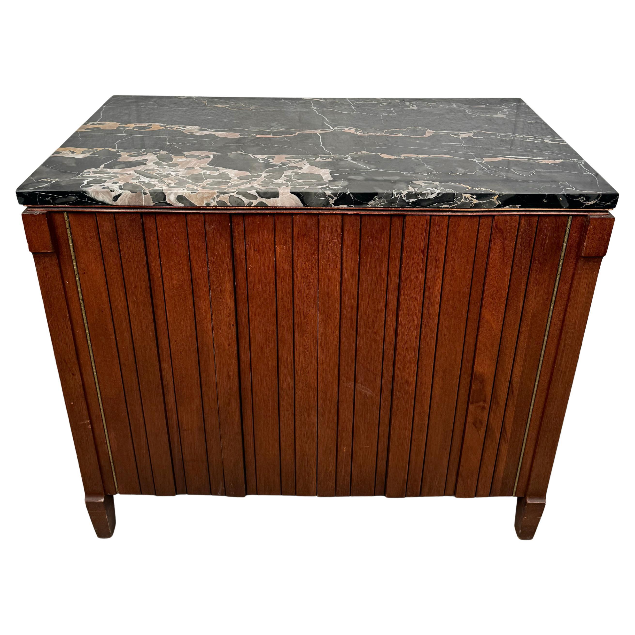 Marble Top Cabinet by John Stuart for Johnson Furniture