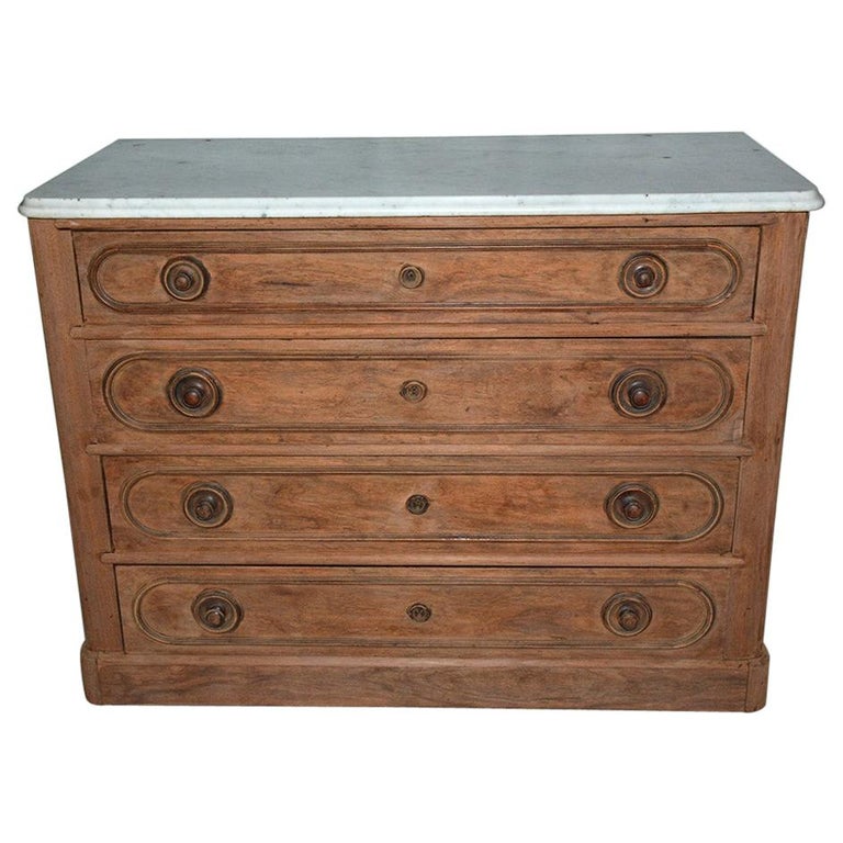 Vintage MarbleTop Carved Wooden Dresser at 1stDibs
