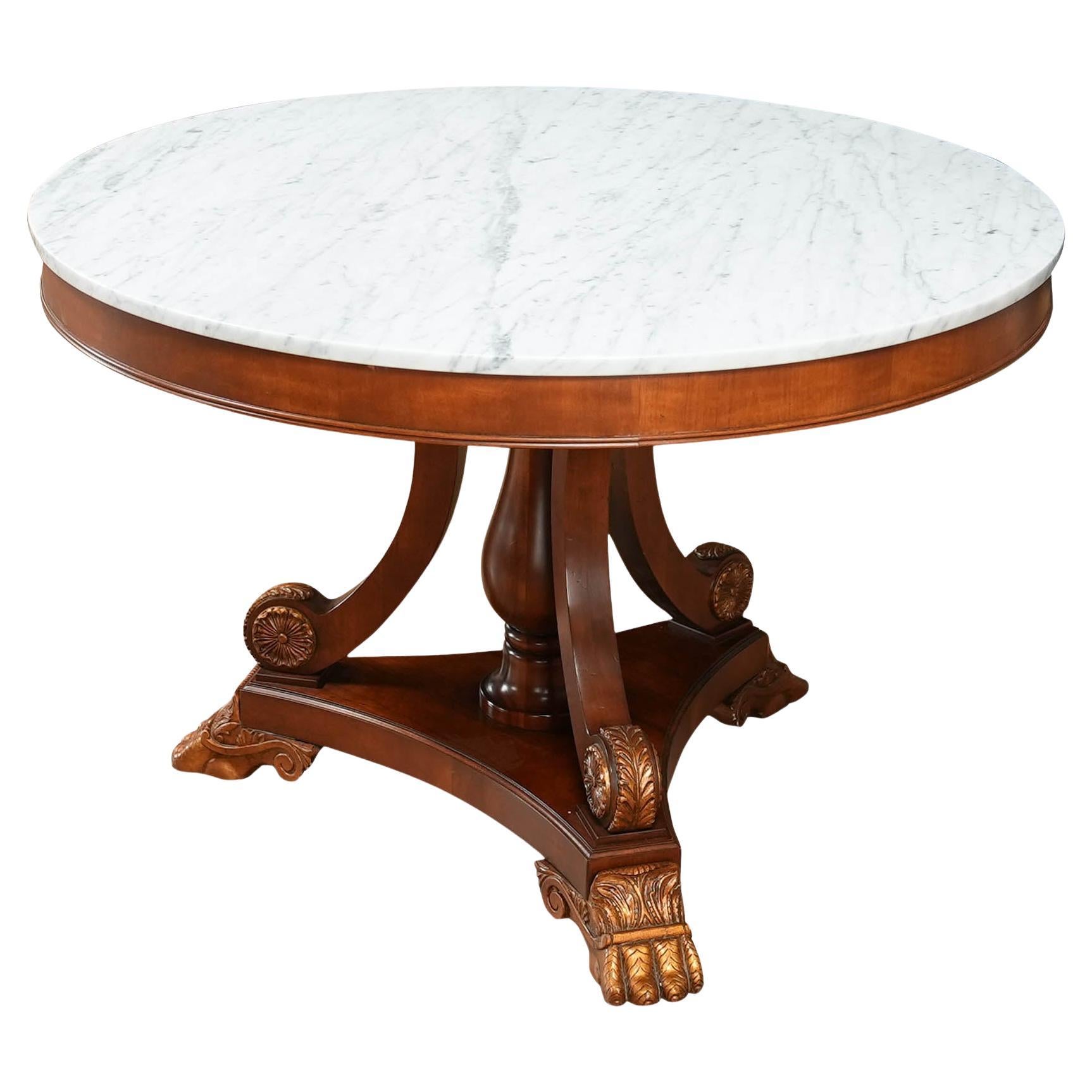 Vintage Marble Top Center Table