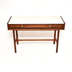 Vintage Marble Top Console Table by Robert Heritage for Archie Shine
