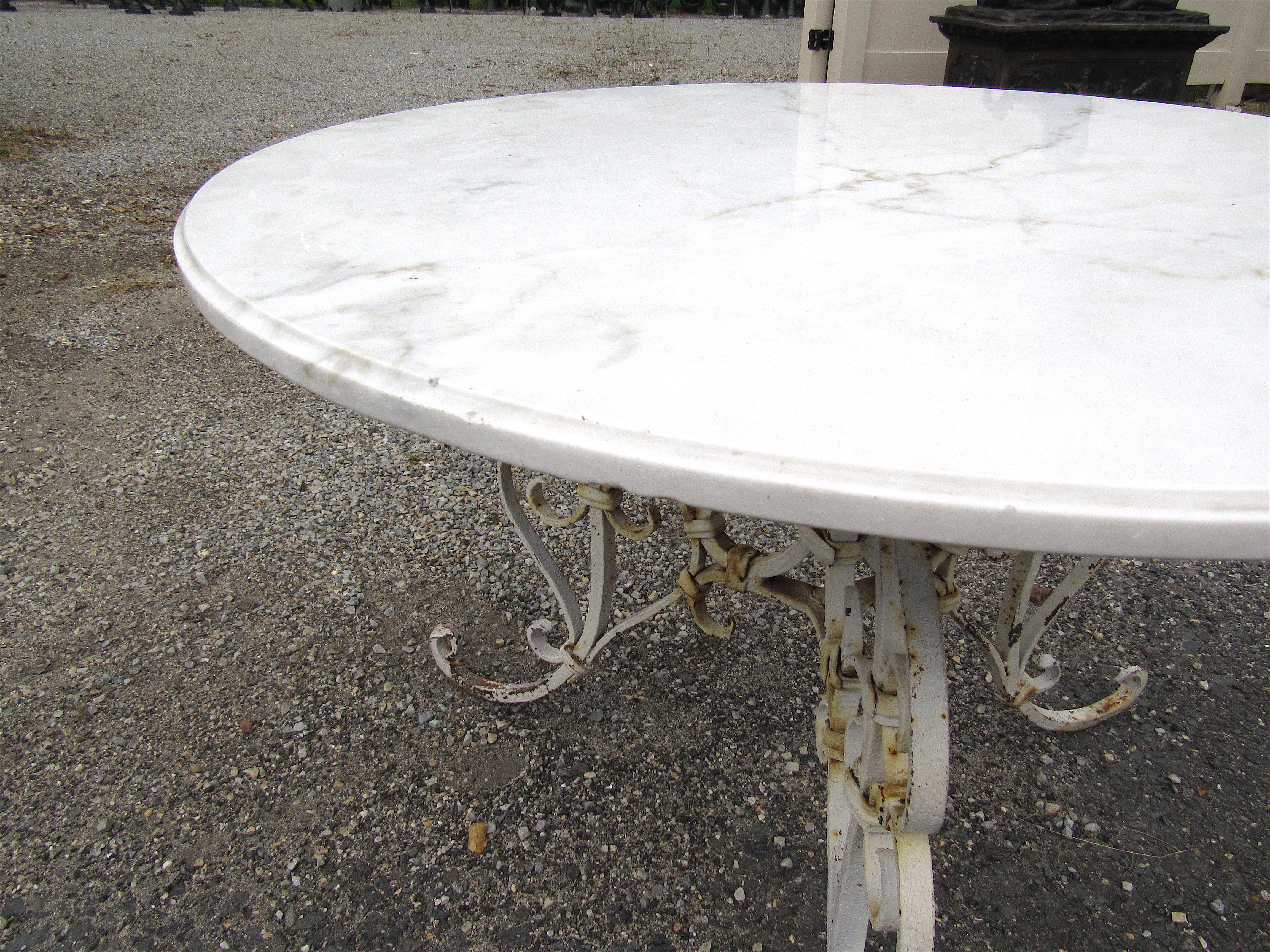 marble top patio table