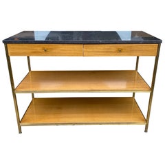Vintage Marble Top Server by Paul McCobb for Calvin
