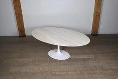 Table de salle à manger ovale tulipe vintage par Eero Saarinen pour Knoll, 1970