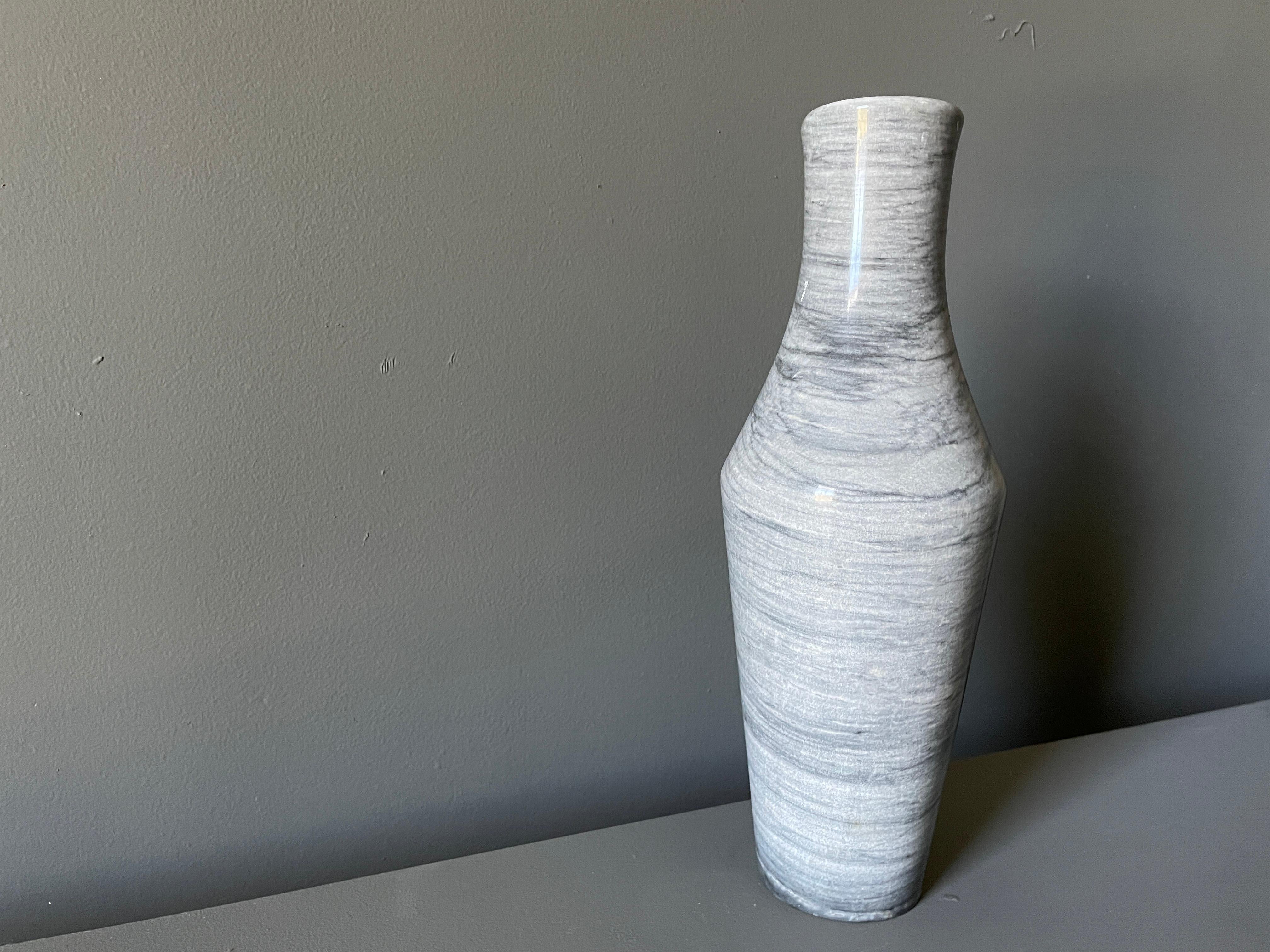 Mid-Century Modern Vintage Marble Vase, circa 1990s