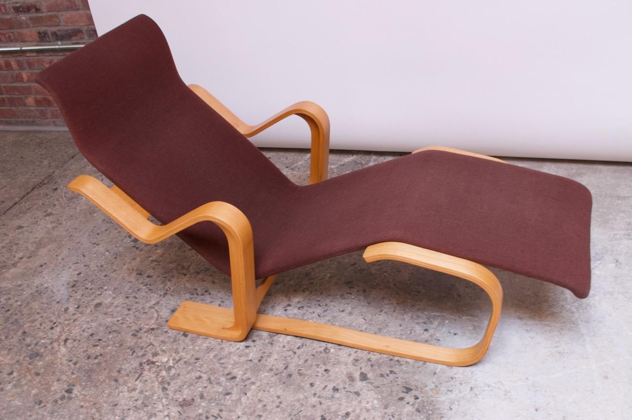 Américain Vintage Marcel Breuer Bent Plywood Bent Chaise Longue / 
