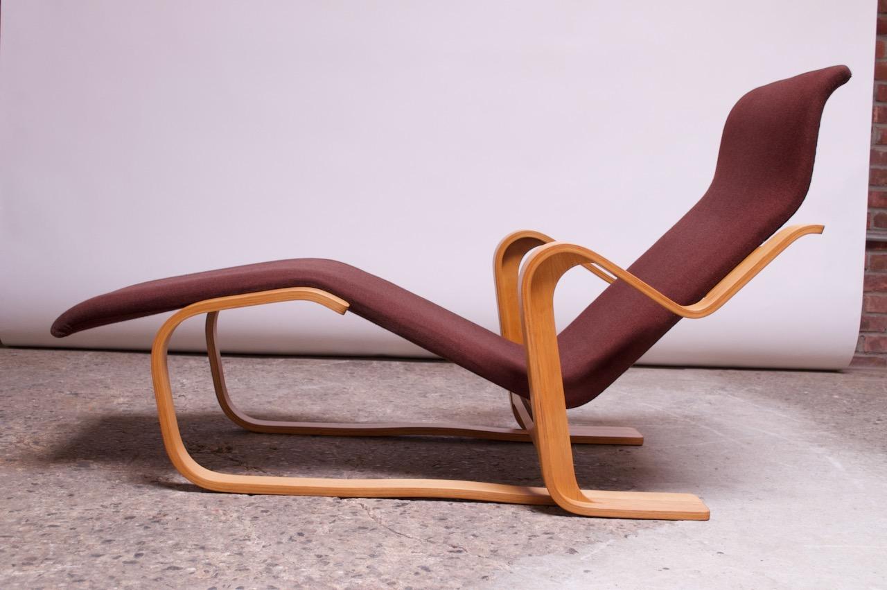 Fin du 20e siècle Chaise longue vintage Marcel Breuer en contreplaqué cintré / « Chaise longue » pour Knoll