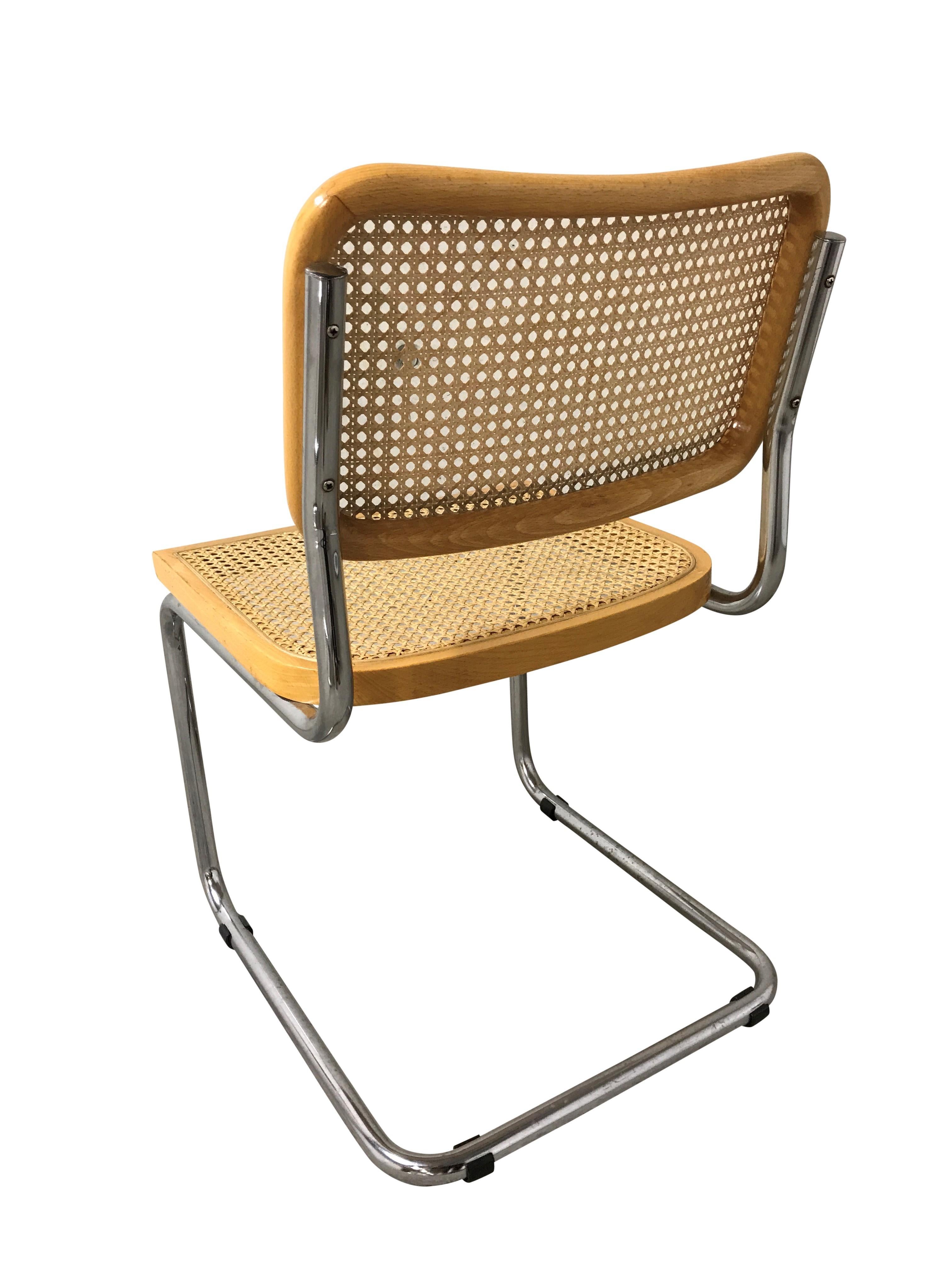 Vintage Marcel Breuer Cesca Chairs, Made in Italy, 1970s ‘Set of 6’ 2