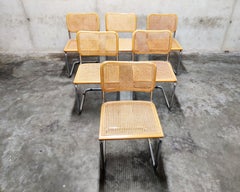 Vintage Marcel Breuer Cesca Chairs Set of 6