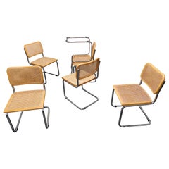 Vintage Marcel Breuer Cesca Chairs Set of 6