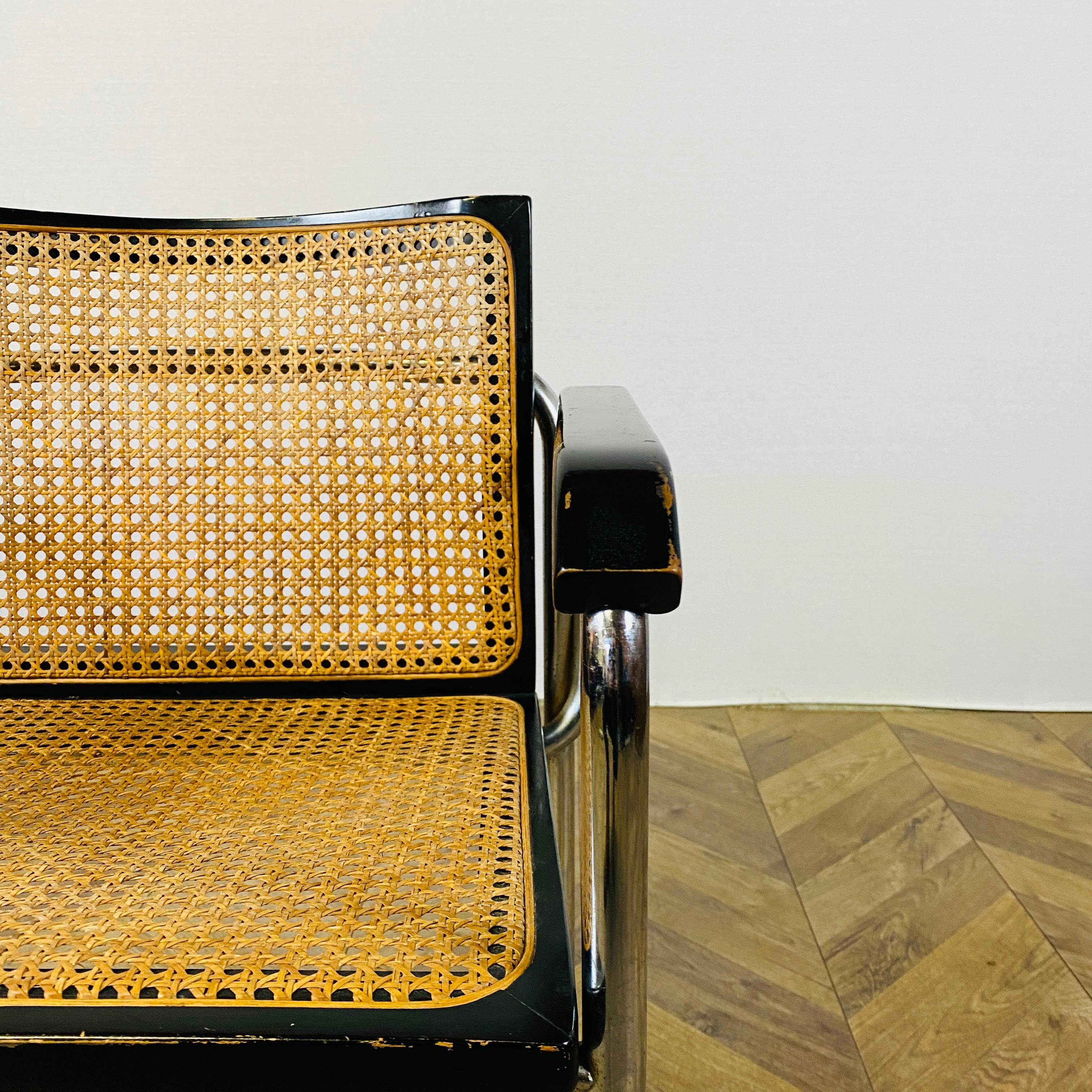 Bauhaus Vintage Marcel Breuer Style Armchair, 1970s